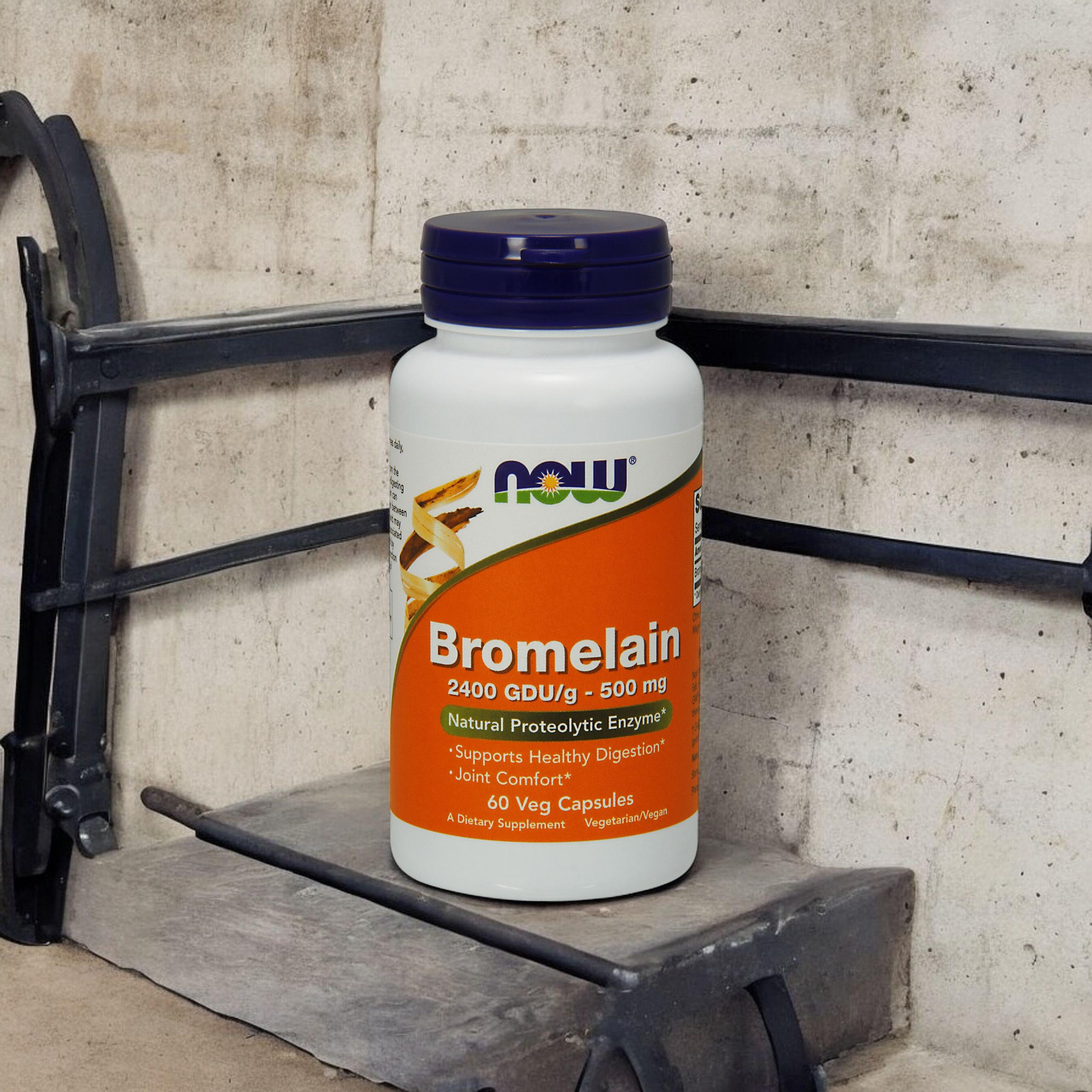 NOW Bromelain (Bromelina) - 3x 60vcaps