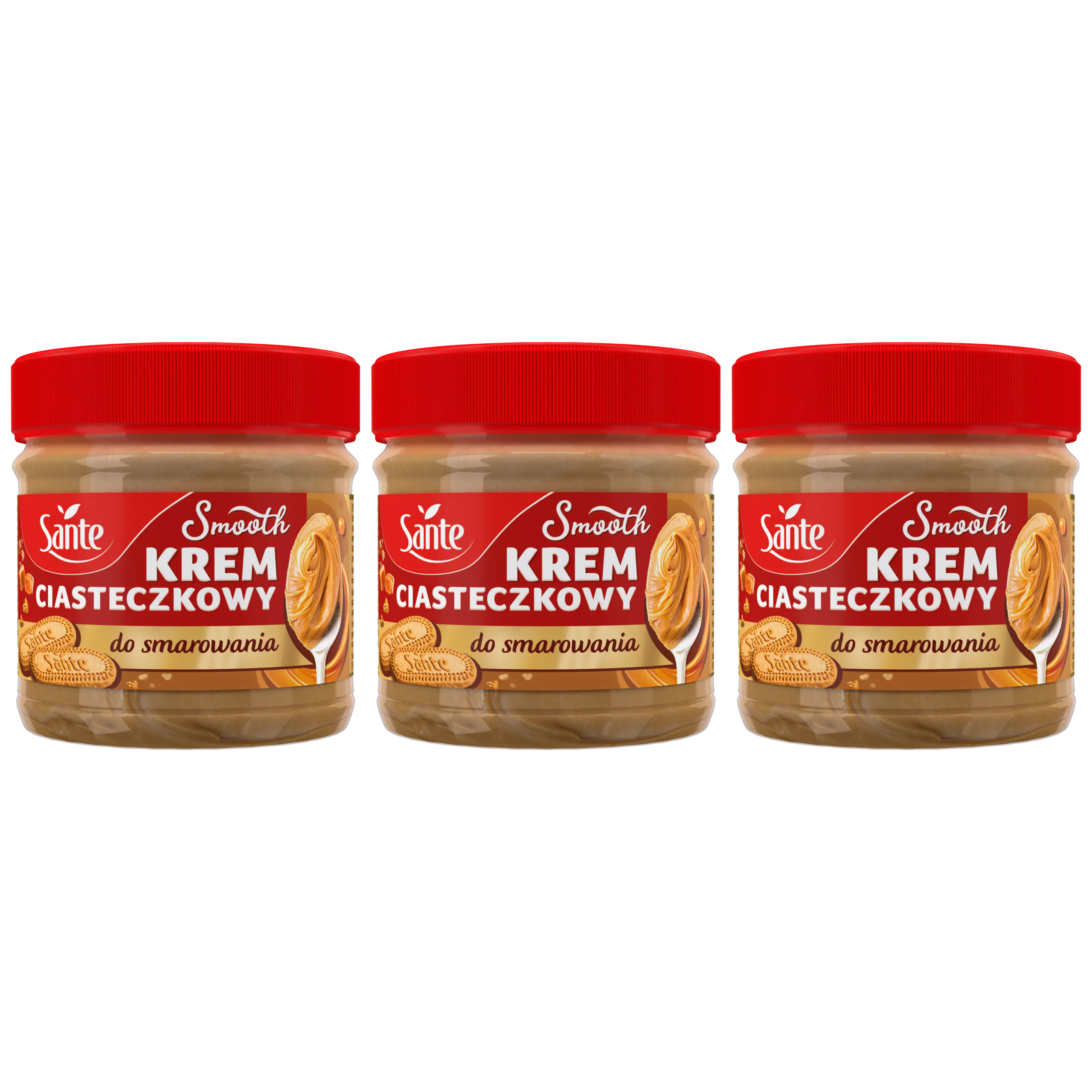 SANTE - Smooth Krem Ciasteczkowy - 3x 180g