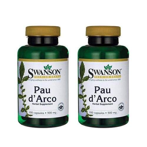 SWANSON Pau d'Arco 500mg - 2x 100caps.