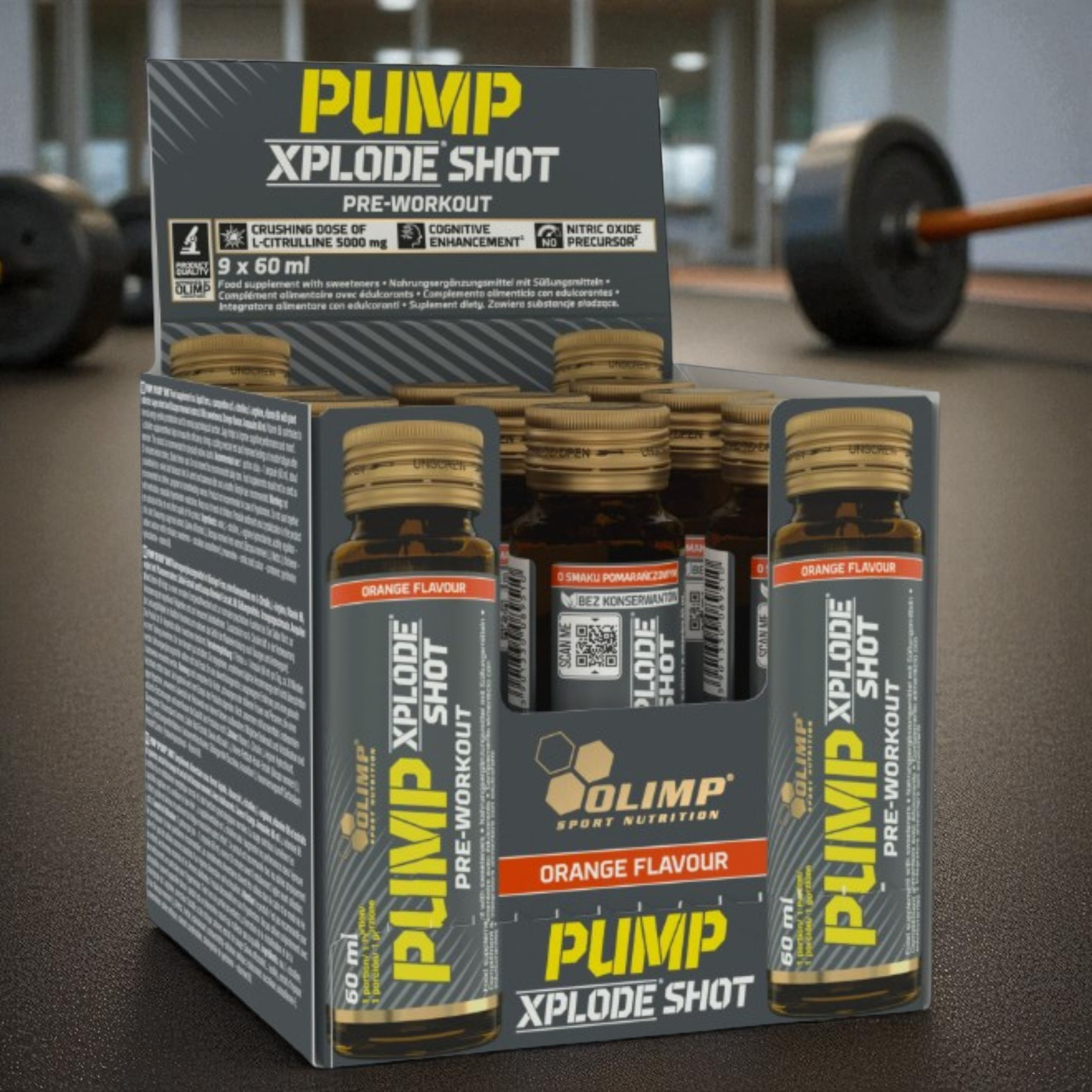 OLIMP - Pump Xplode Shot - 9x 2x 60ml - Orange