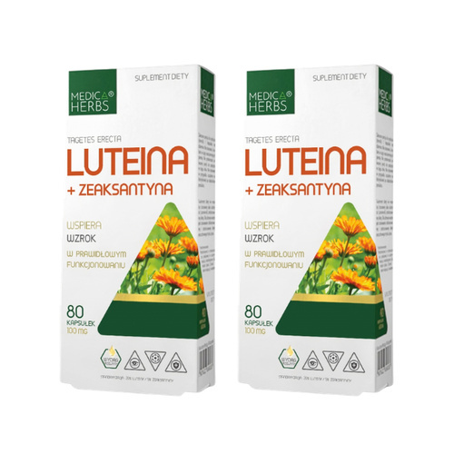 MEDICA HERBS - Luteina + Zeaksantyna - 2x 80caps.