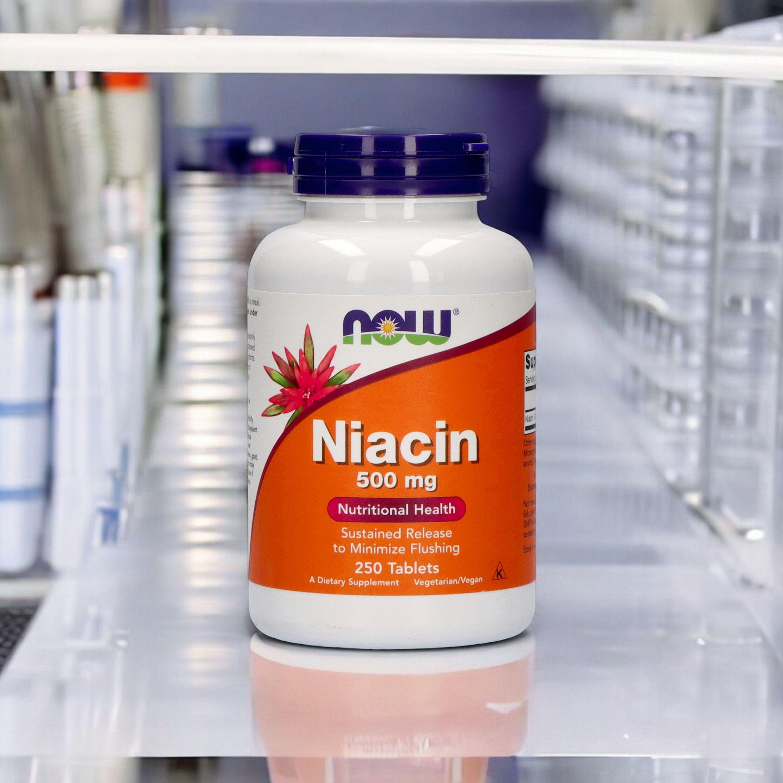NOW Niacin 500mg - 2x 250tabs