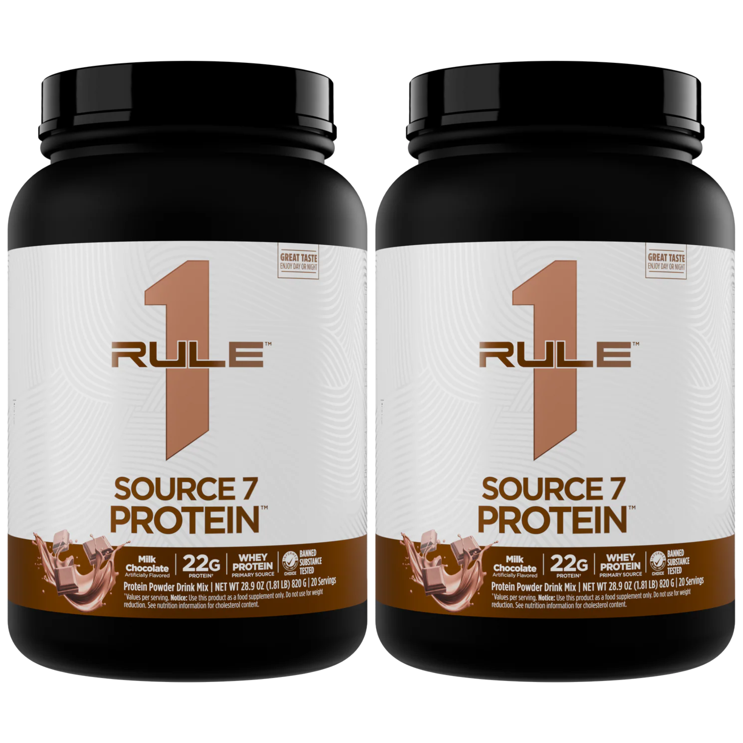 RULE 1 - R1 Source 7 Protein - 2x 820g