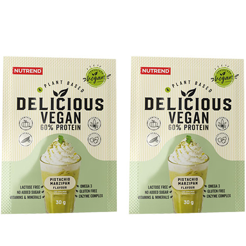NUTREND Delicious Vegan Protein - 2x 30g - Pistachio Marzipan