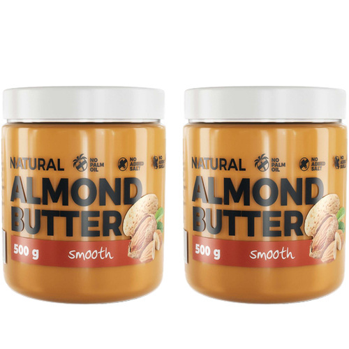 7 NUTRITION Natural Almond Butter - 2x 500g