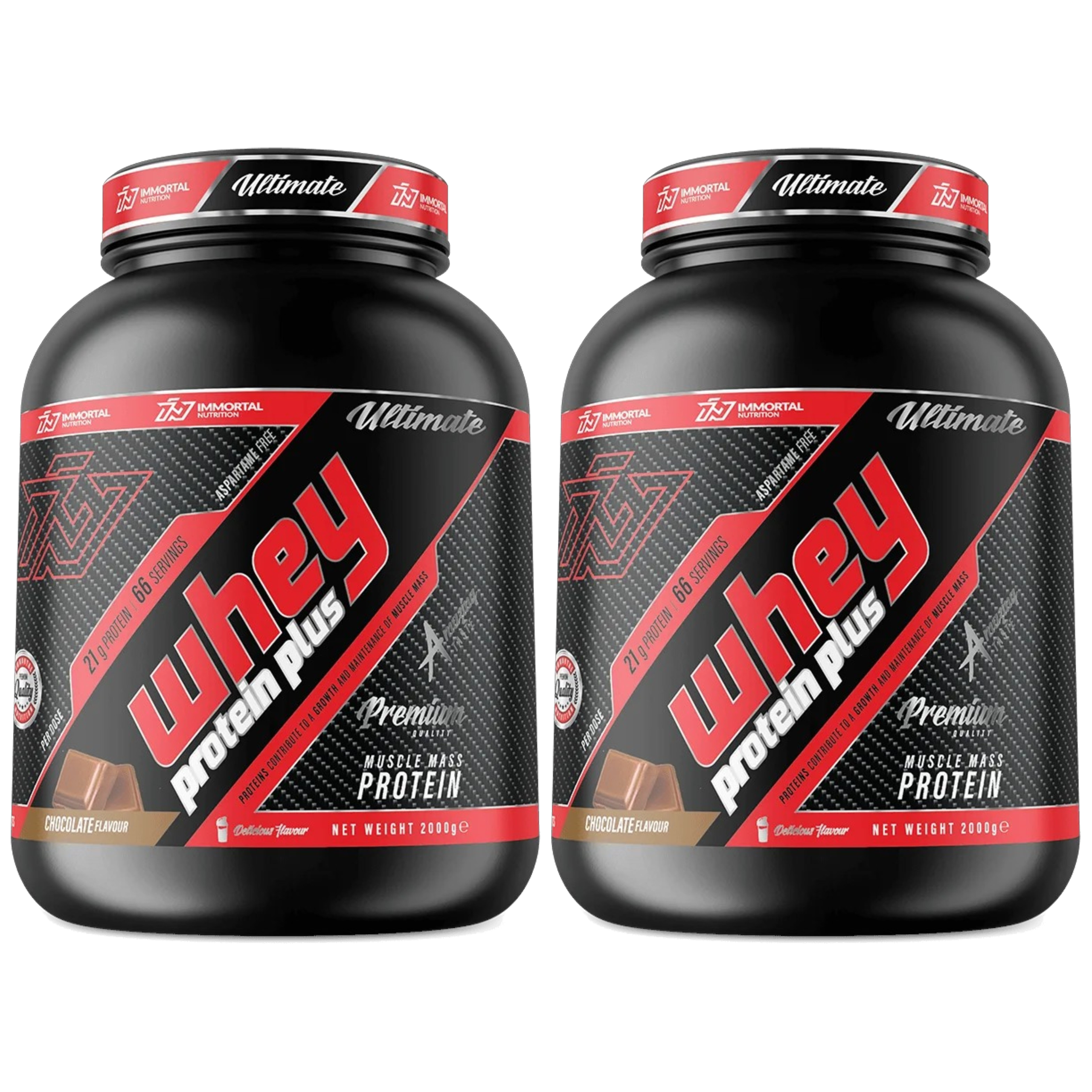 IMMORTAL NUTRITION - Whey Protein Plus - 2x 2000g