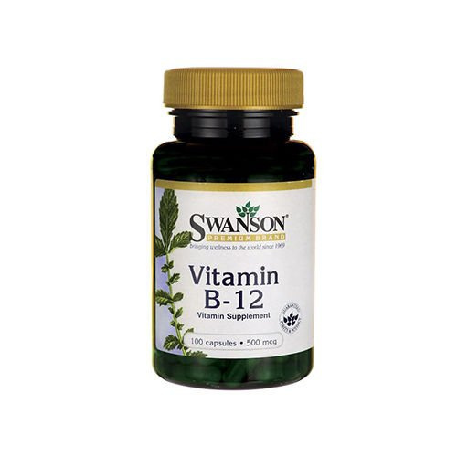 SWANSON Vitamin B-12 500mcg - 3x 100caps