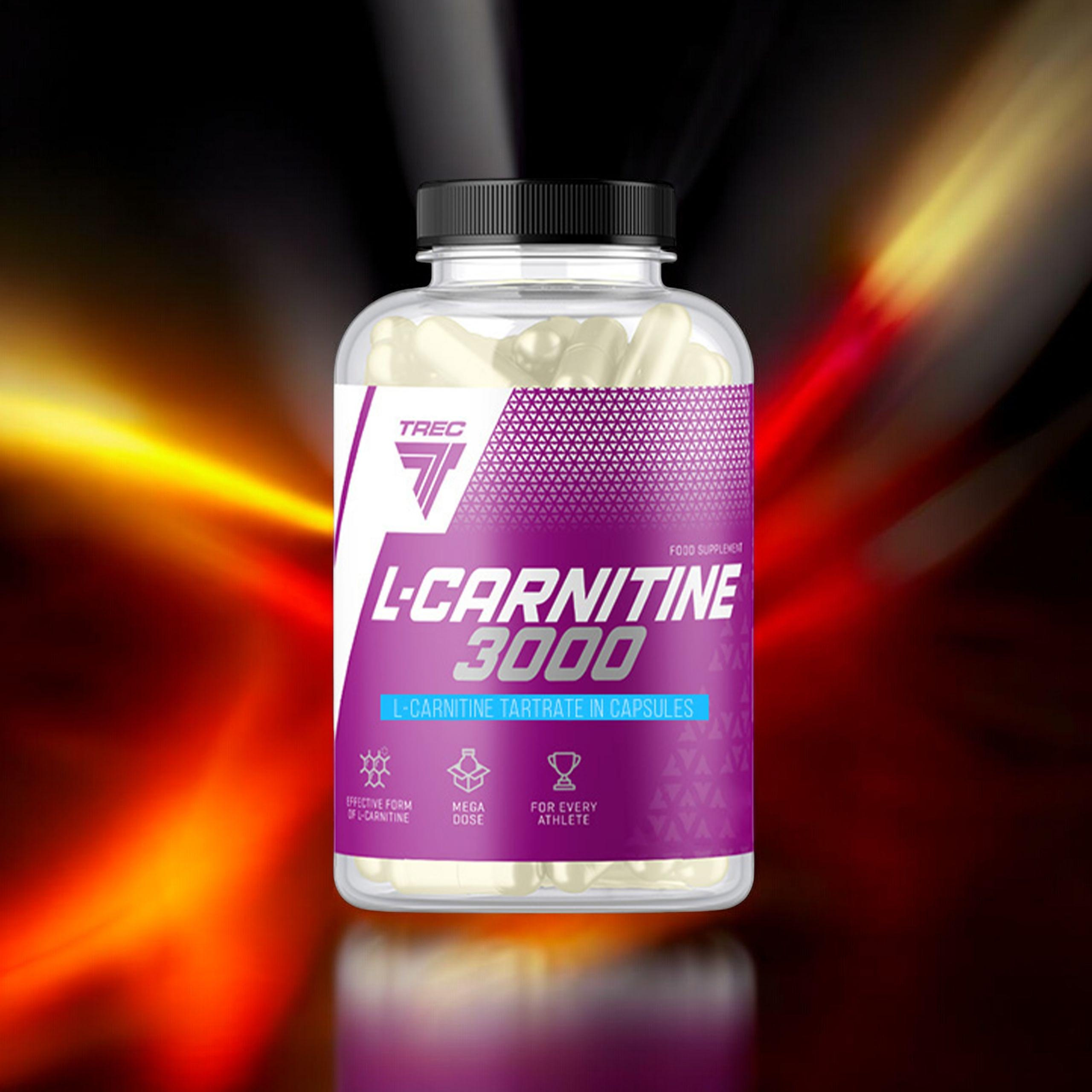 TREC L-Carnitine 3000 - 60caps. - 3x L-Karnityna