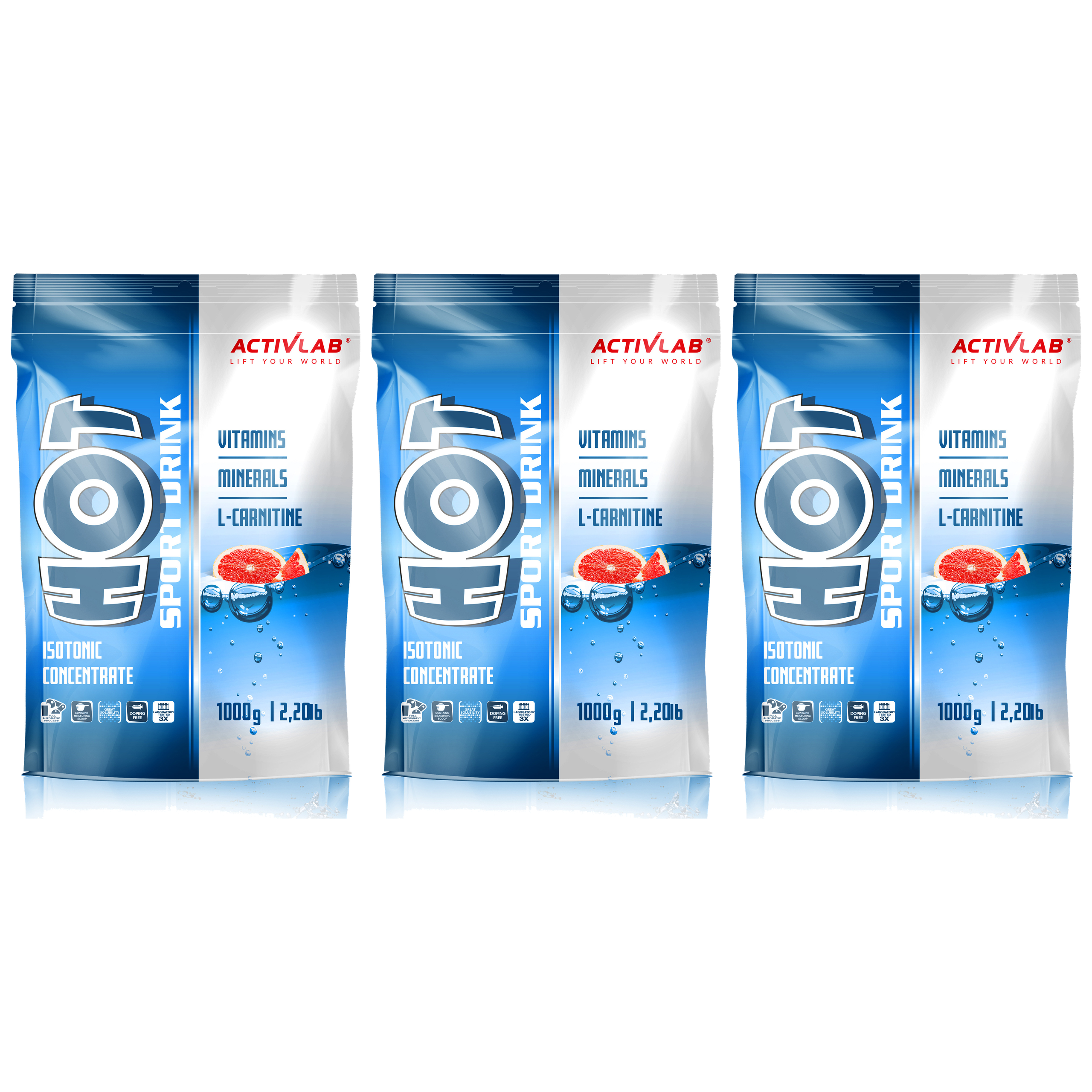 ACTIVLAB Hot Sport Drink - 3x 1000g