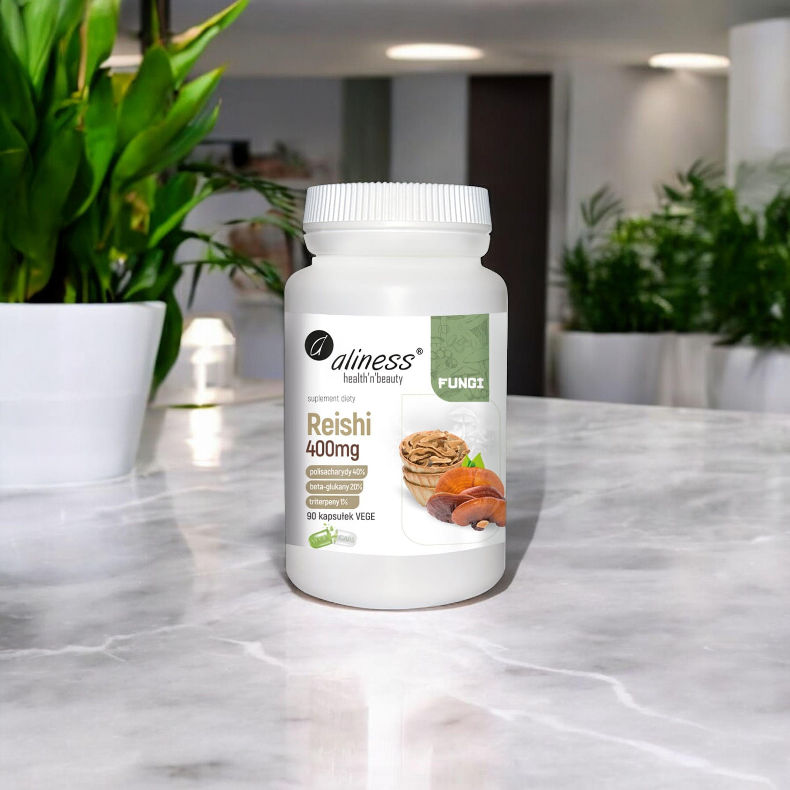 ALINESS - Reishi 400mg - 2x 90vcaps.