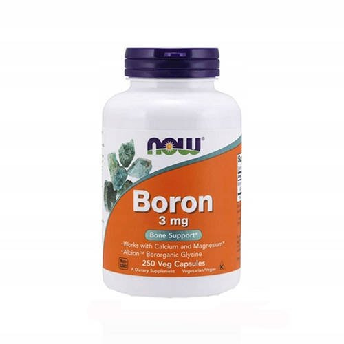 NOW Boron 3mg - 250vcaps.