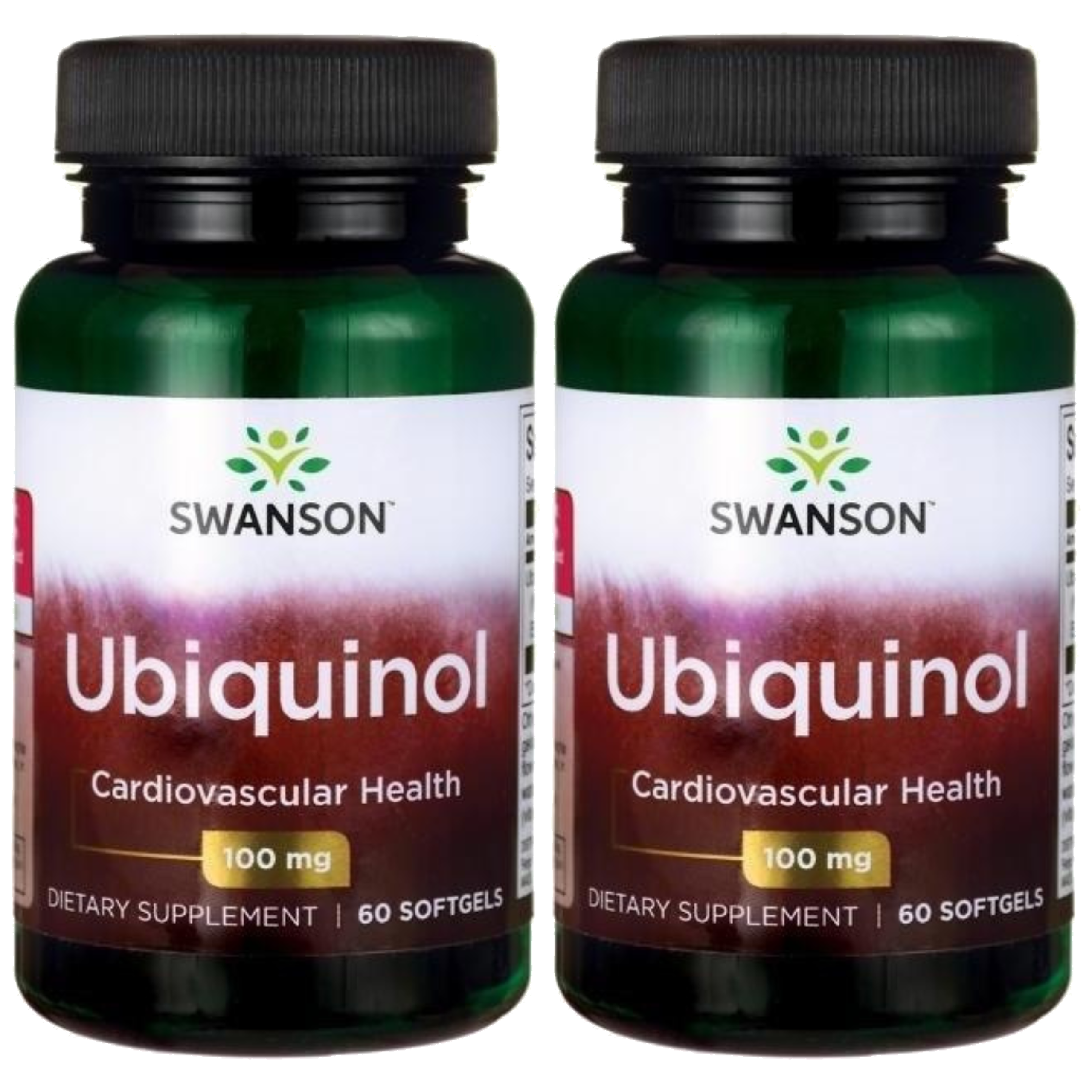 SWANSON - Ubiquinol 100mg - 2x 60softgels
