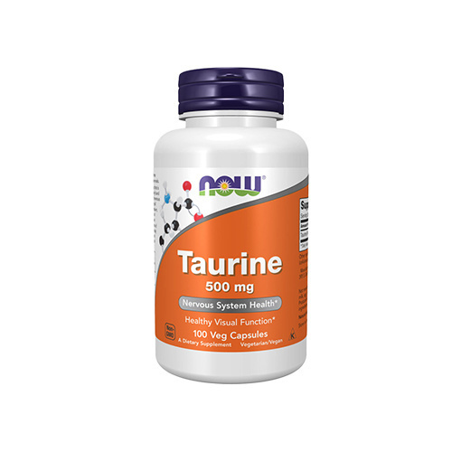NOW Taurine 500mg - 3x 100vcaps