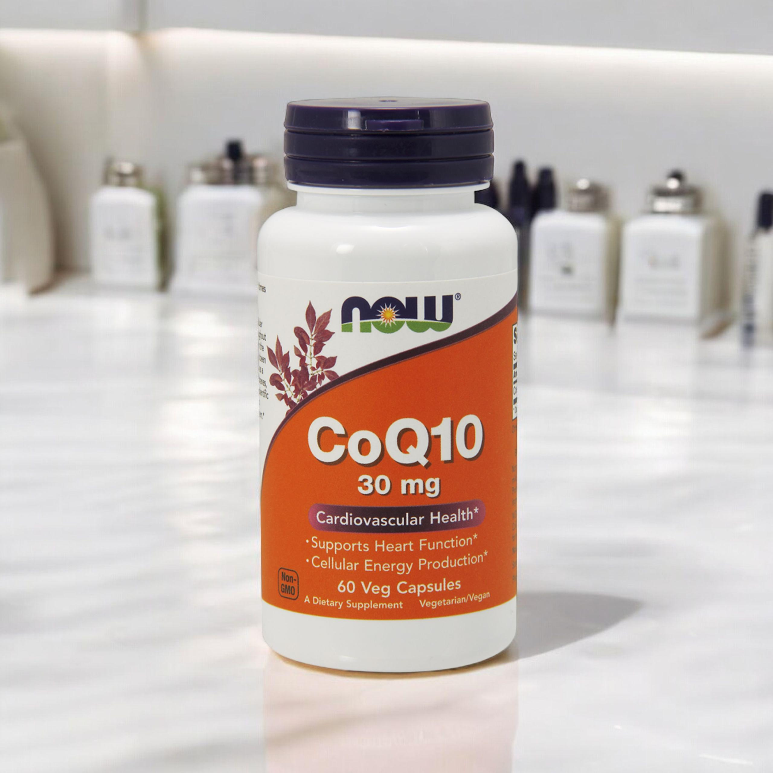 NOW CoQ10 ( Koenzym Q10 ) 30mg - 3x 60vegcaps