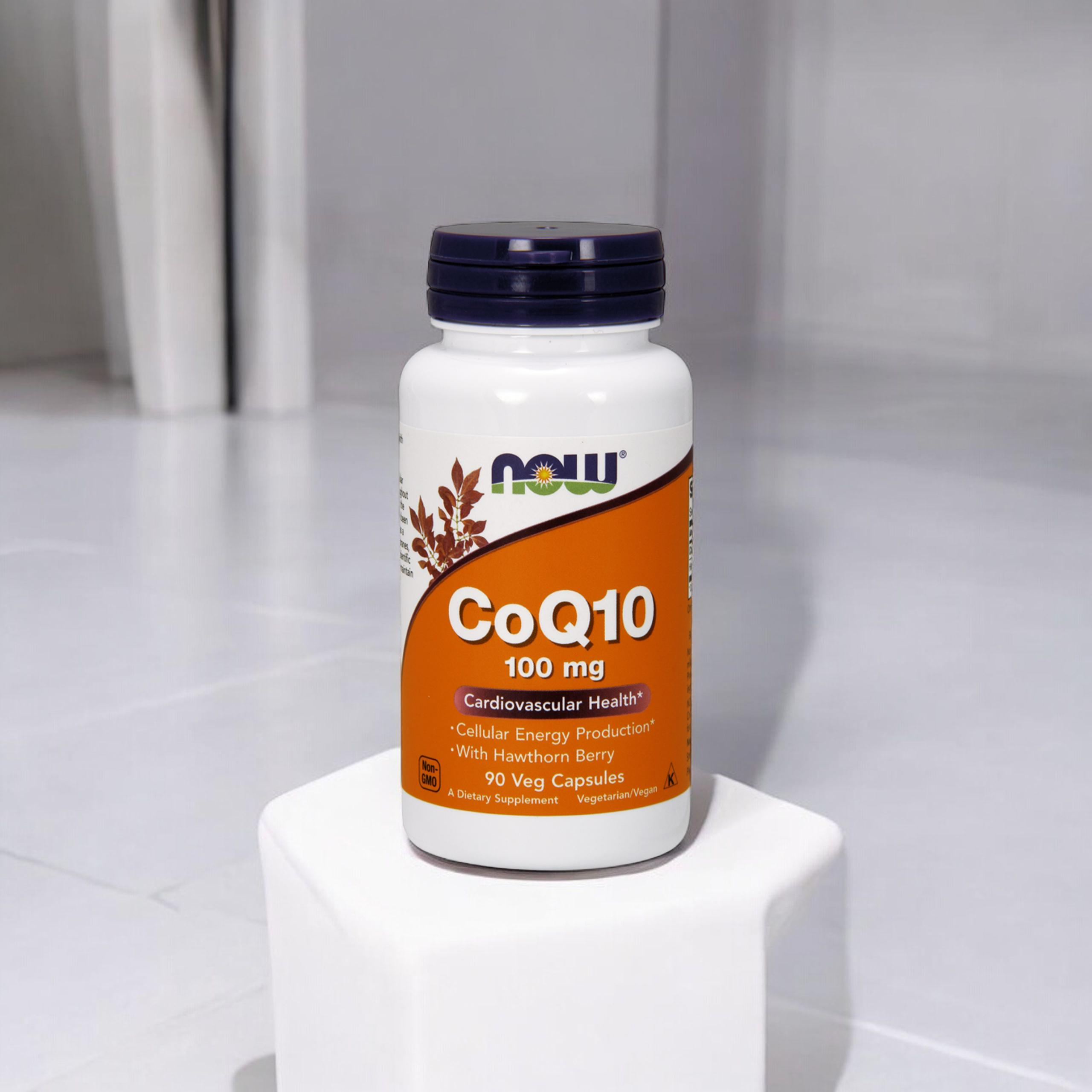 NOW CoQ10 ( Koenzym Q10 ) 100mg - 3x 90vegcaps