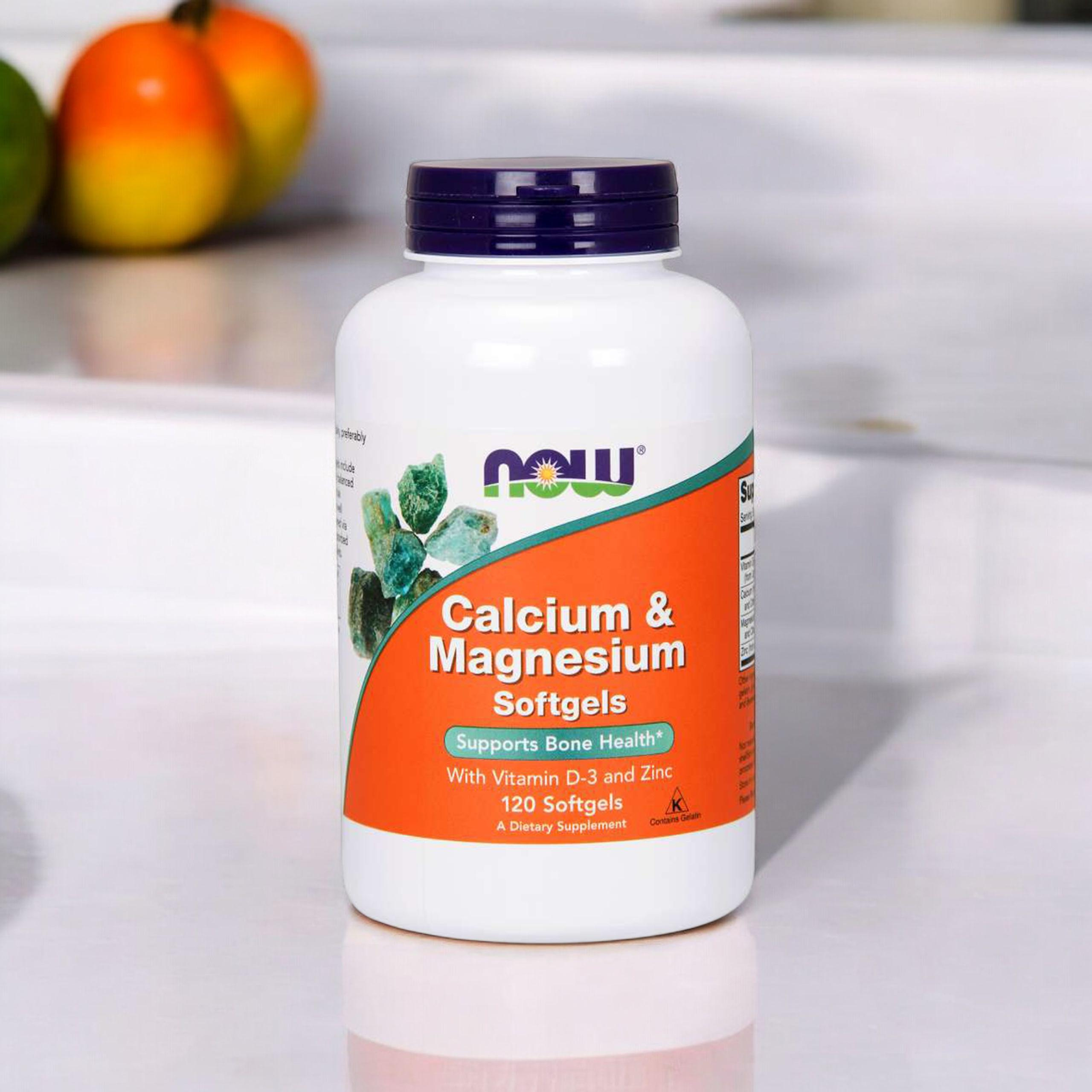 NOW Calcium and Magnesium - 2x 120softgels