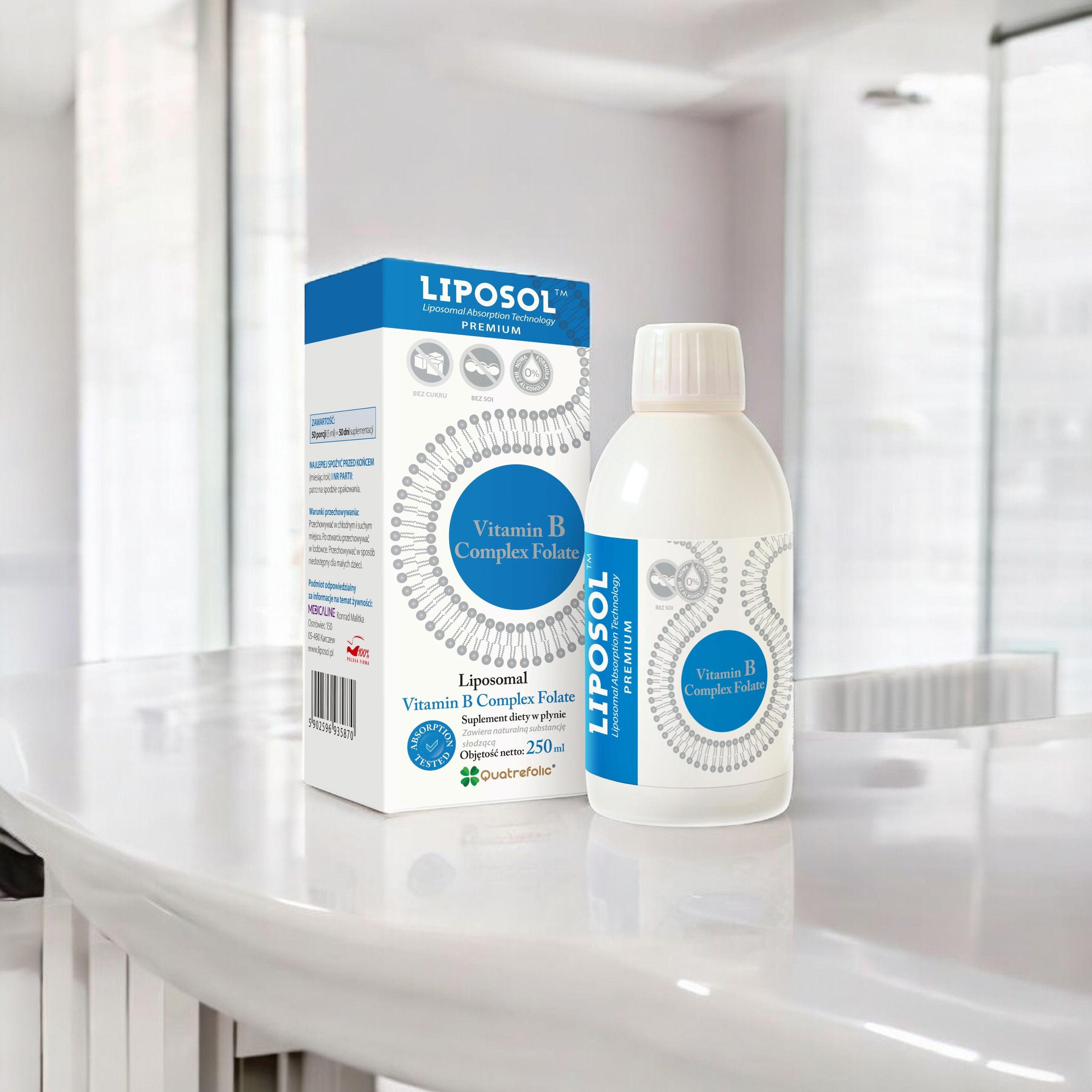 ALINESS - Liposol Witamina B Complex Liposomalna - 250ml