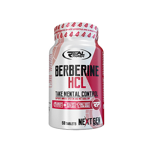 REAL PHARM - Berberine HCL - 2x 60tabs.
