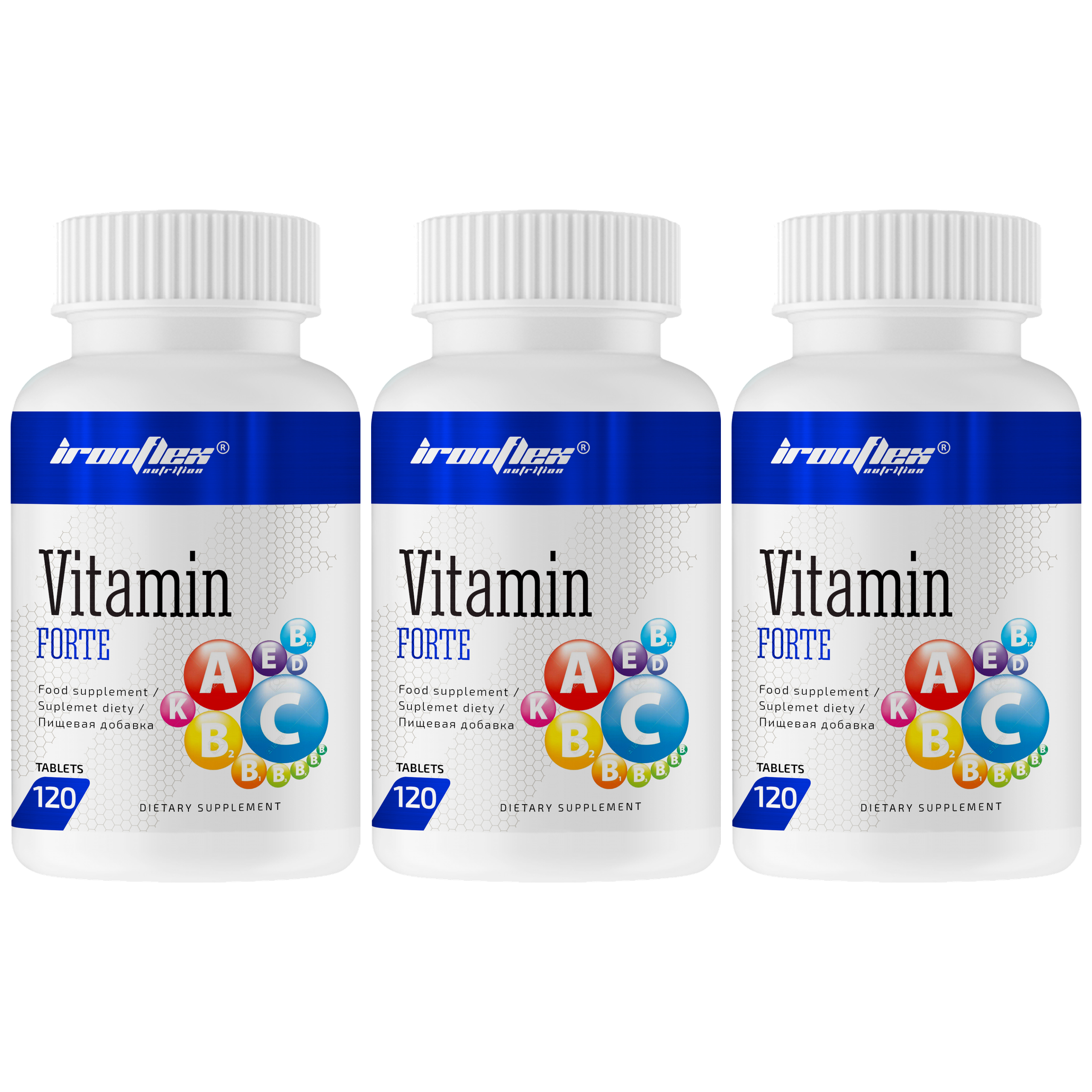IRONFLEX Vitamin Forte - 3x 120tabs