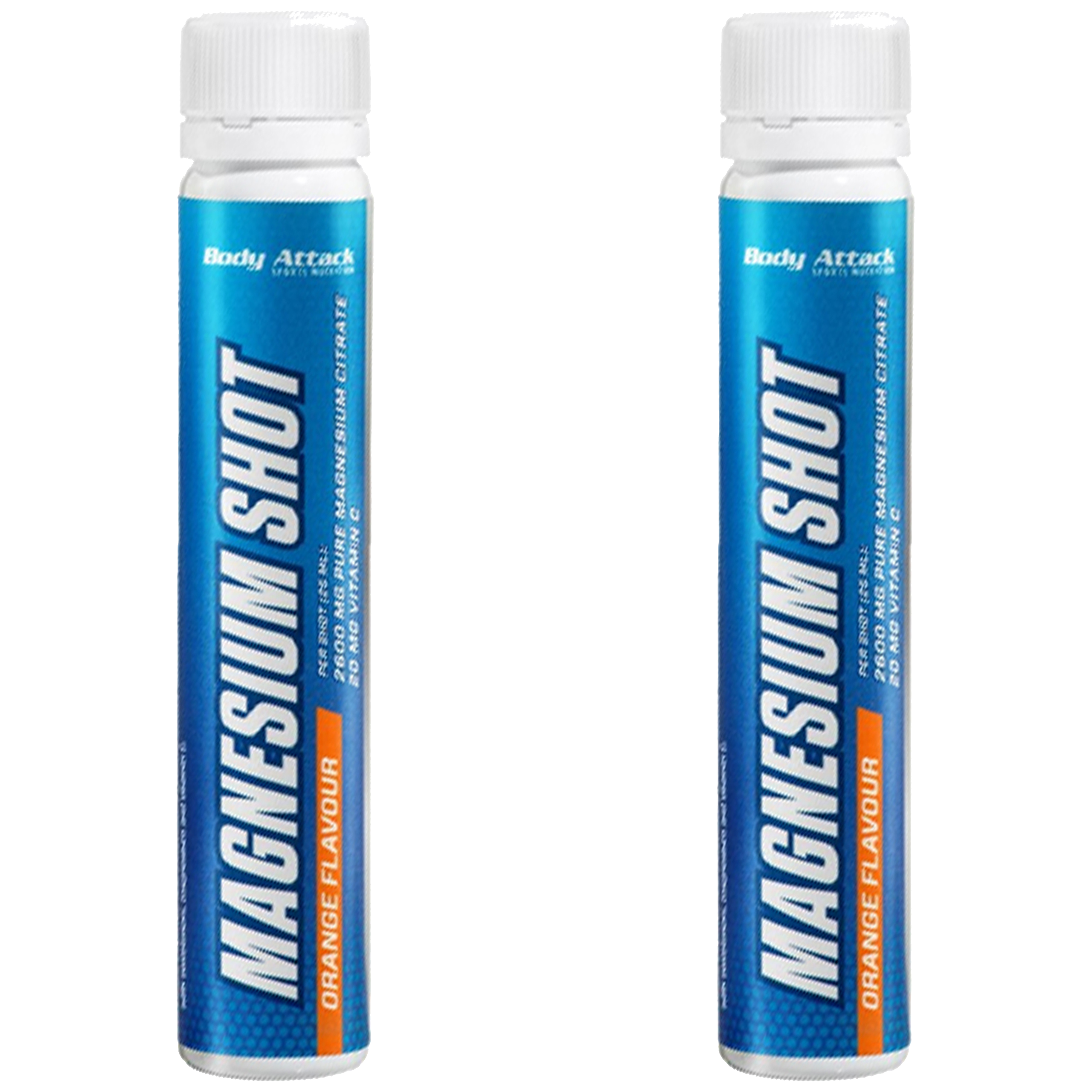 BODY ATTACK Magnesium Shot - 2x 25ml - Orange