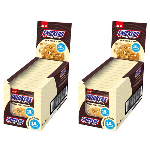 Mars - High Protein Cookie - 12x 2x 60g - White Chocolate & Peanut