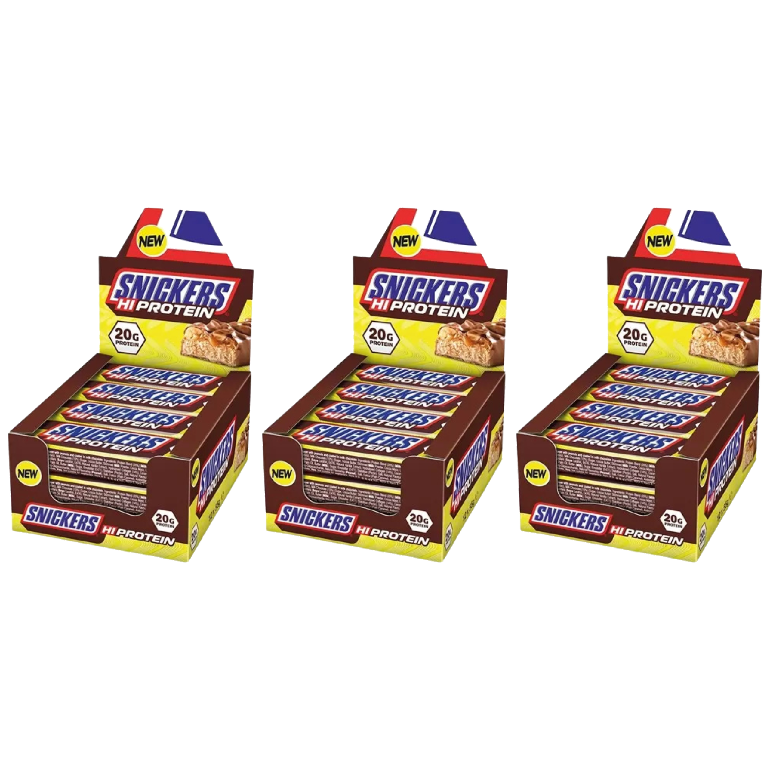 Mars - Snickers HIProtein Bar - 12x 3x 55g - Classic