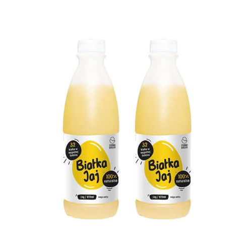 FARMA BIAŁKA 100% Płynne Białko Jaj - 2x 1000g