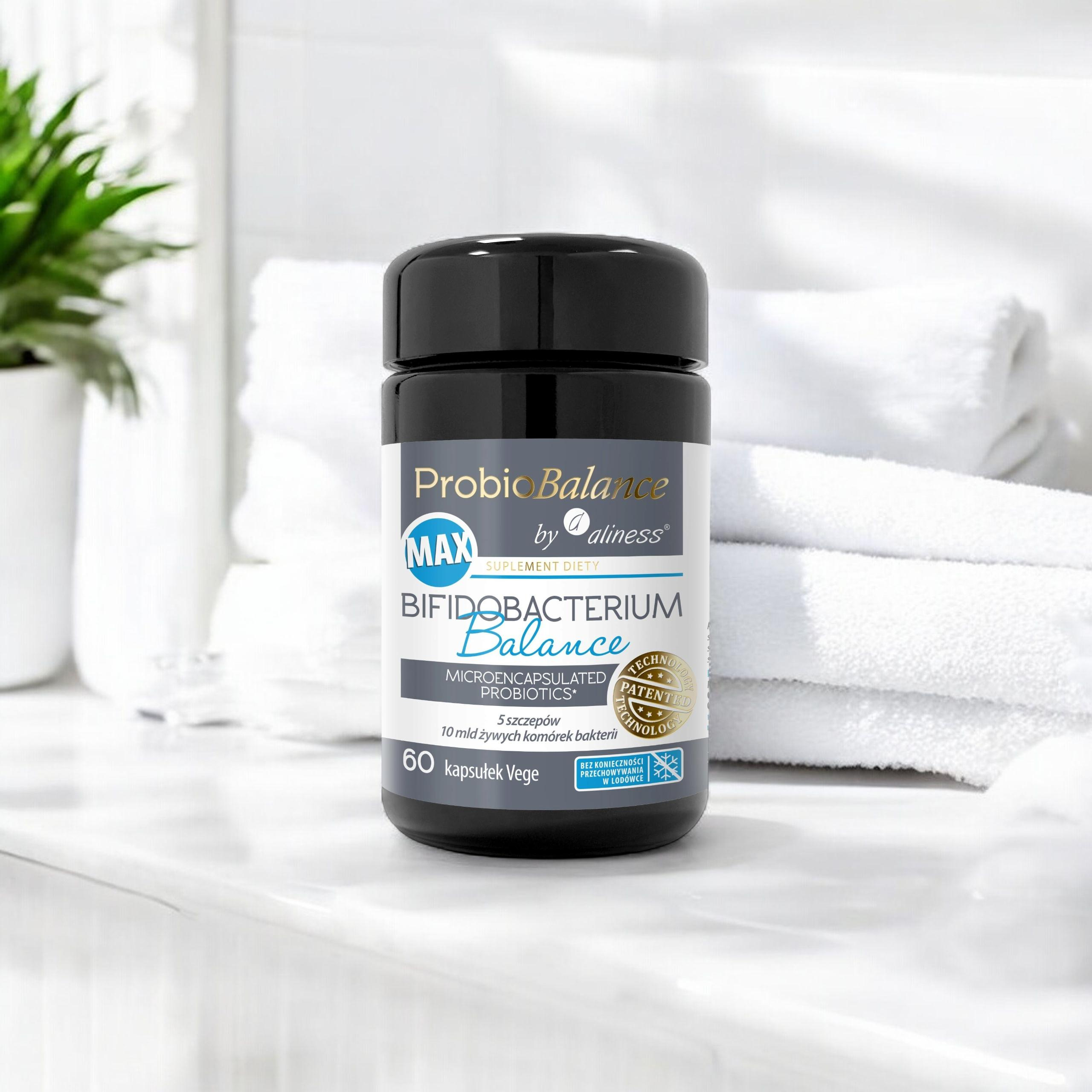 ALINESS - ProbioBALANCE Max Bifidobacterium 10mld - 60vcaps.