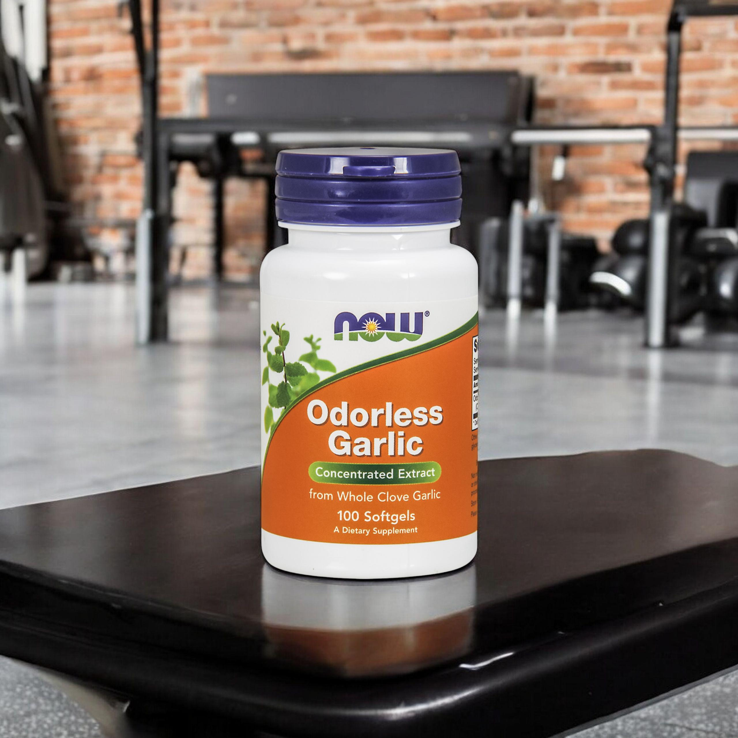 NOW Odorless Garlic - 3x 100soft gels
