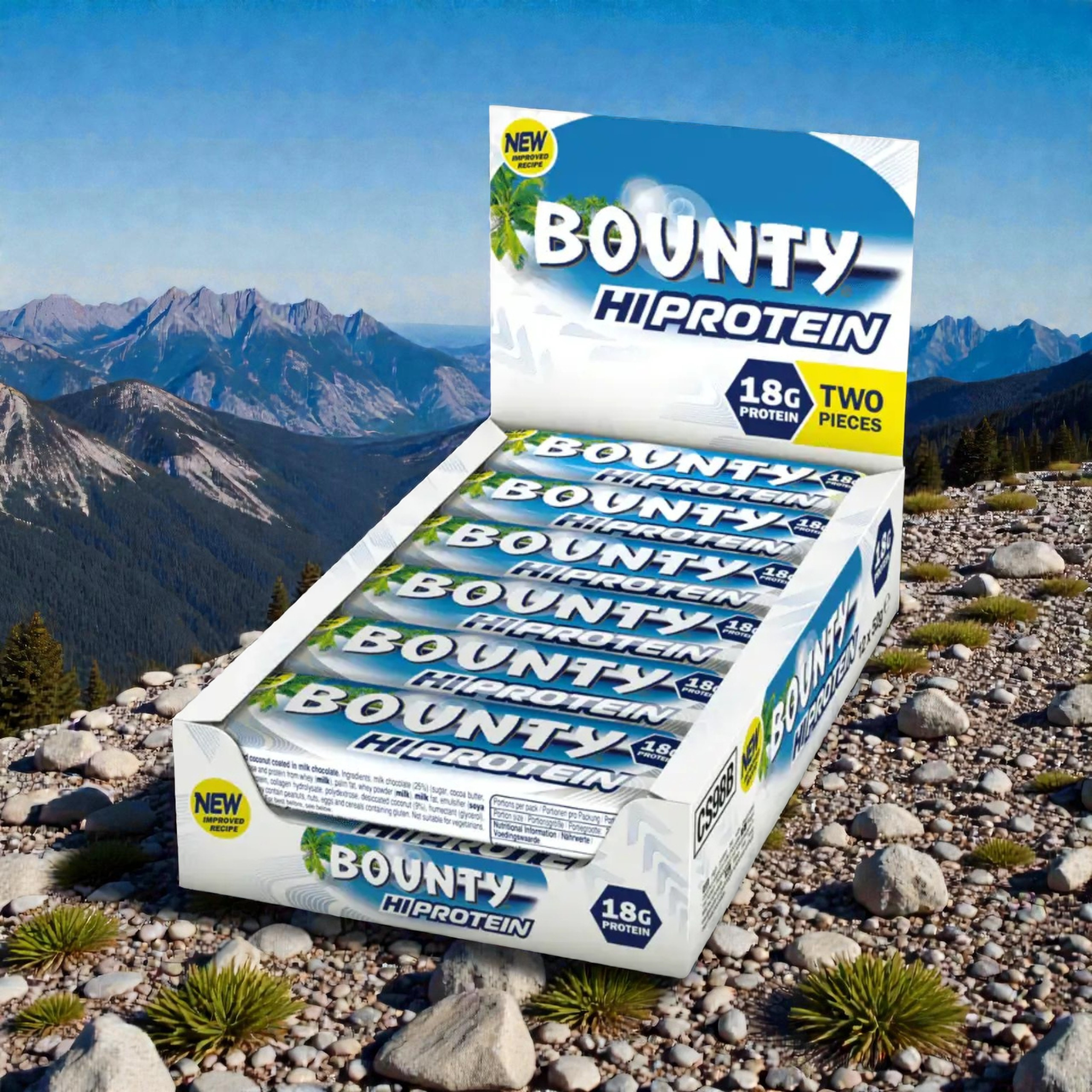 Mars - Baton Bounty Hi-Protein Bar - 2x 52g x12