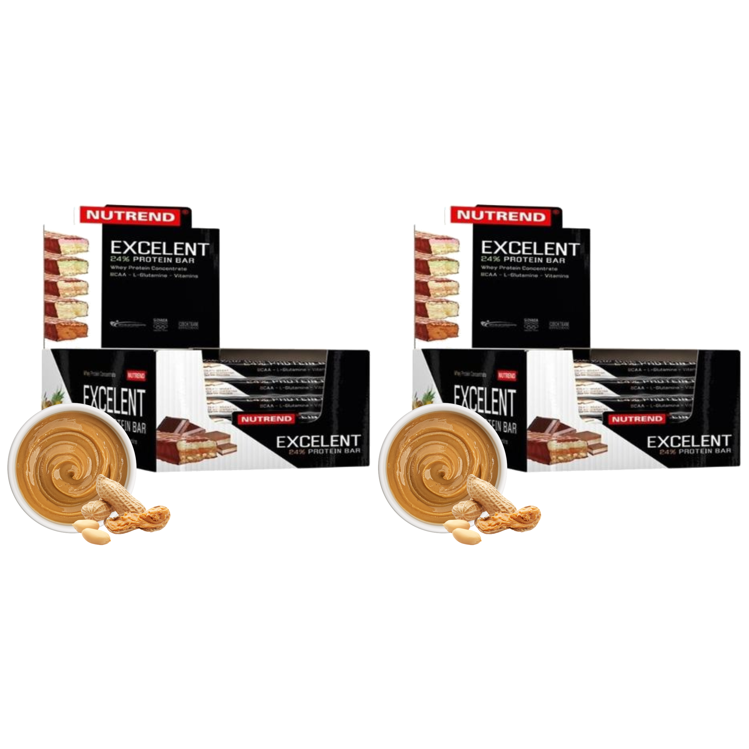 NUTREND - Excelent Protein Bar - 18x 2x 85g