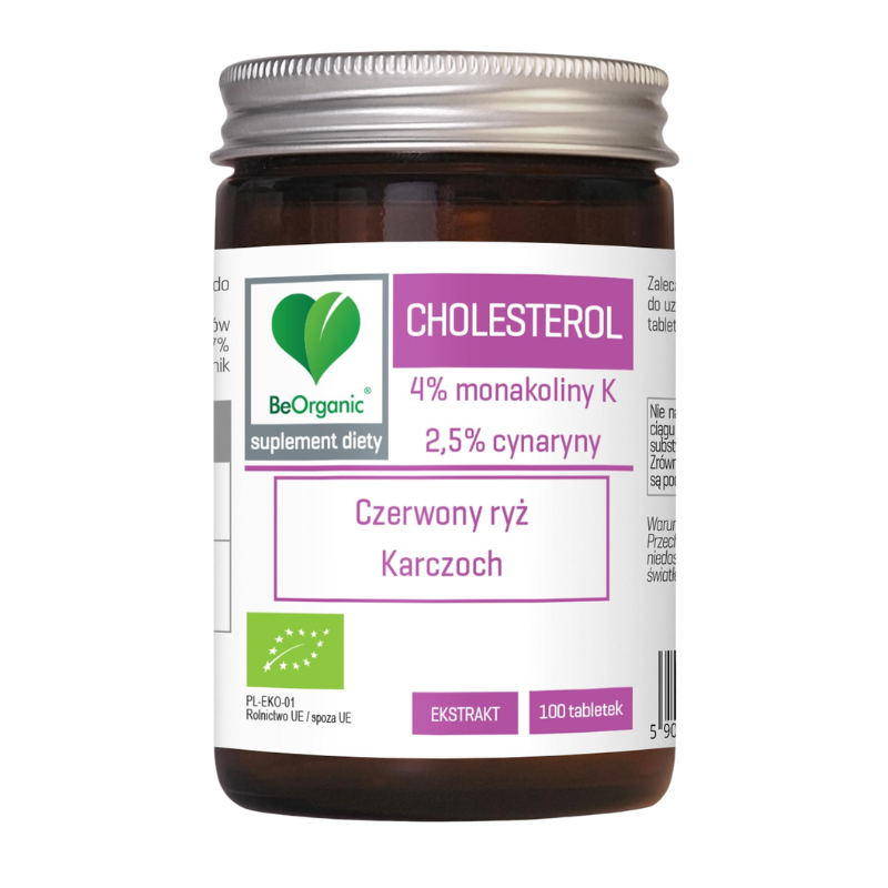 ALINESS - BeOrganic Cholesterol BIO 400mg - 100tabs. pol_pl_ALINESS-Cholesterol-BIO-400mg-100tabs-55287_1