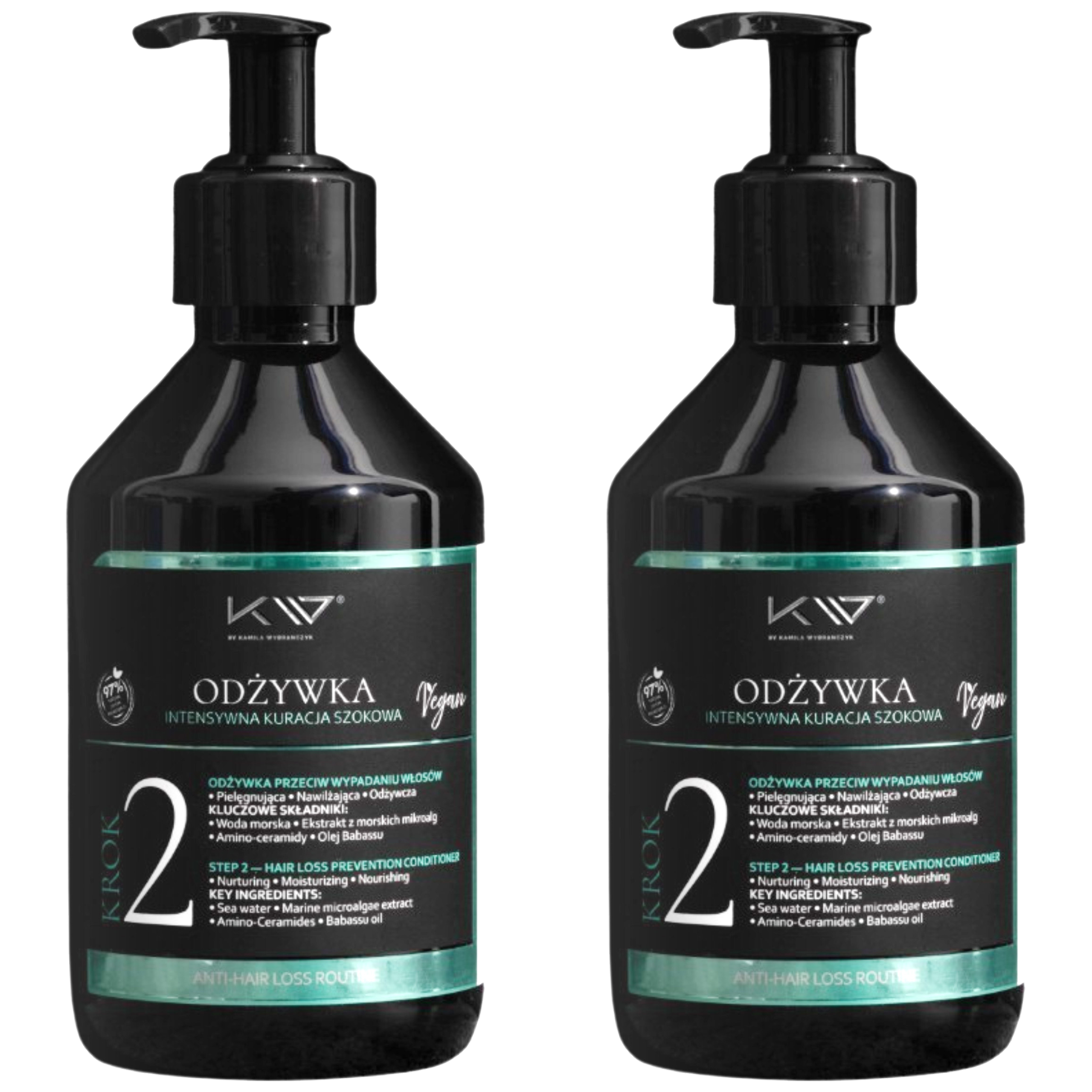 KAMILA WYBRAŃCZYK - Odżywka Intensywna Kuracja Szokowa - 2x 250ml