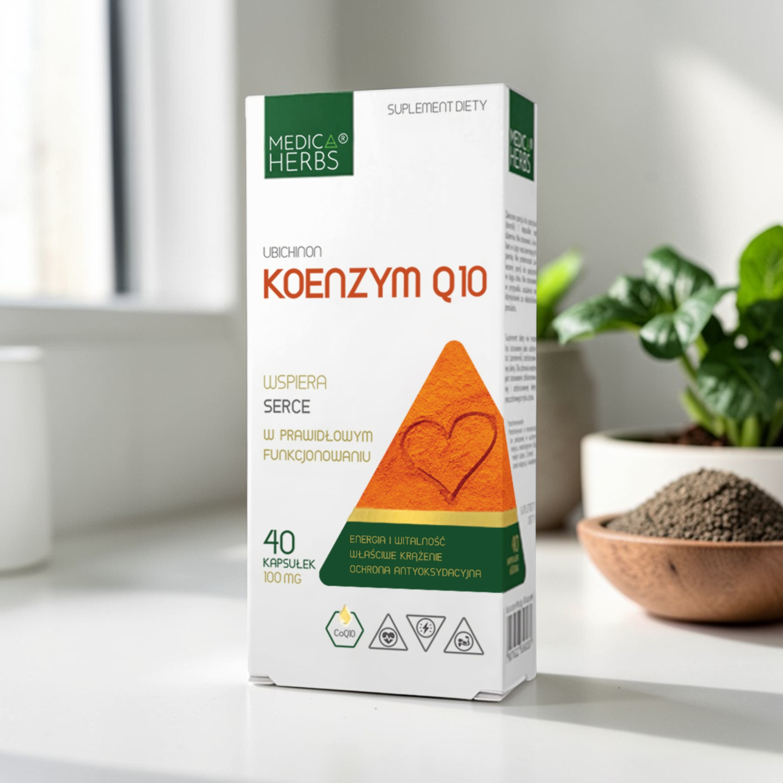 MEDICA HERBS - Koenzym Q10 100mg - 3x 40caps.