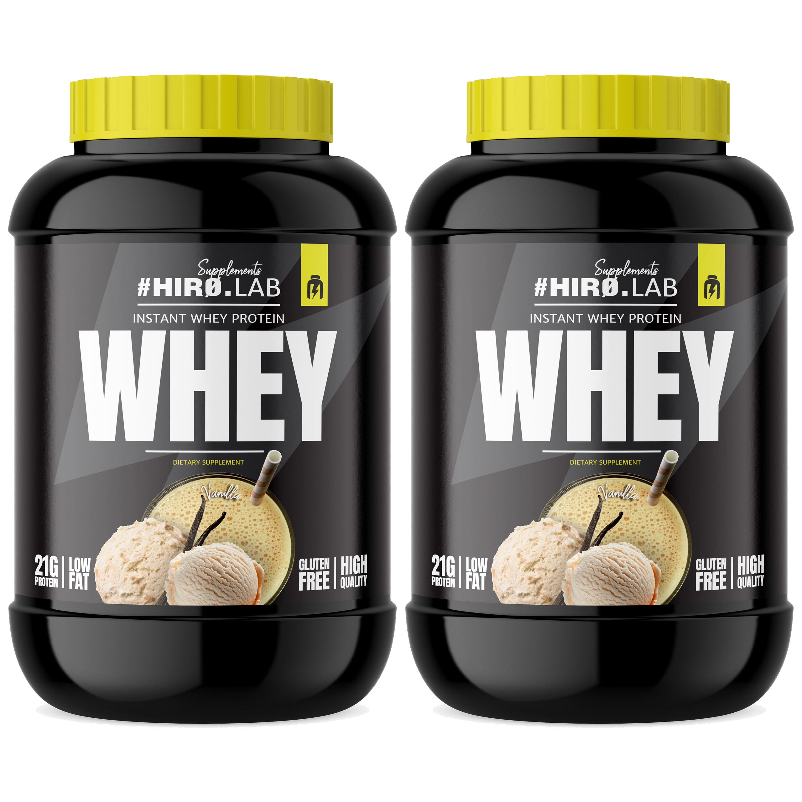 HIRO.LAB Instant Whey Protein - 2x 2000g