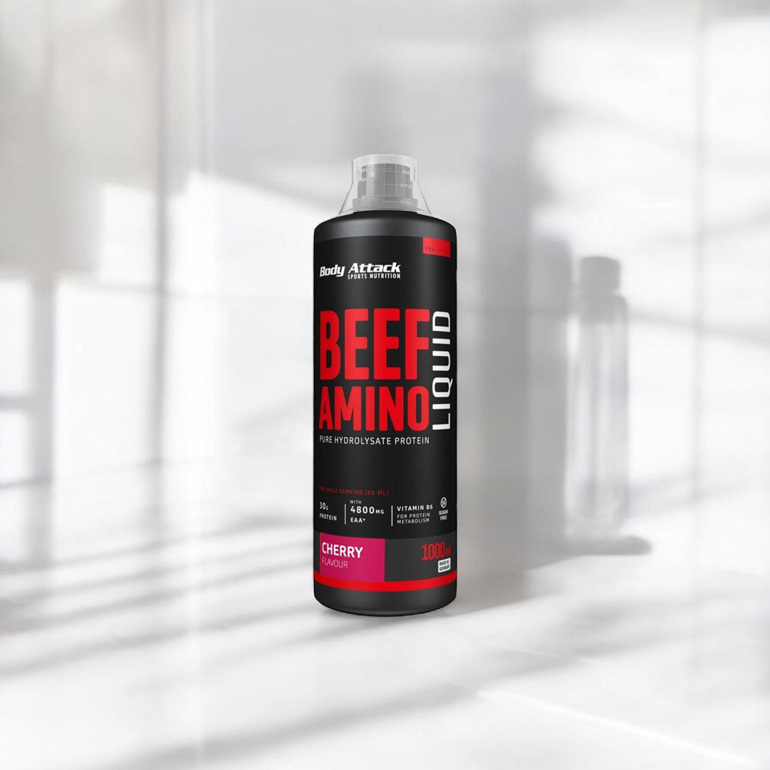 BODY ATTACK Beef Amino Liquid - 3x 1000ml