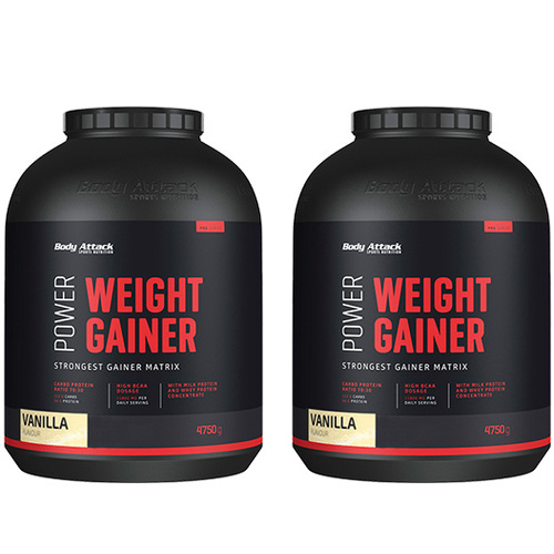 BODY ATTACK Power Weight Gainer - 2x 4750g