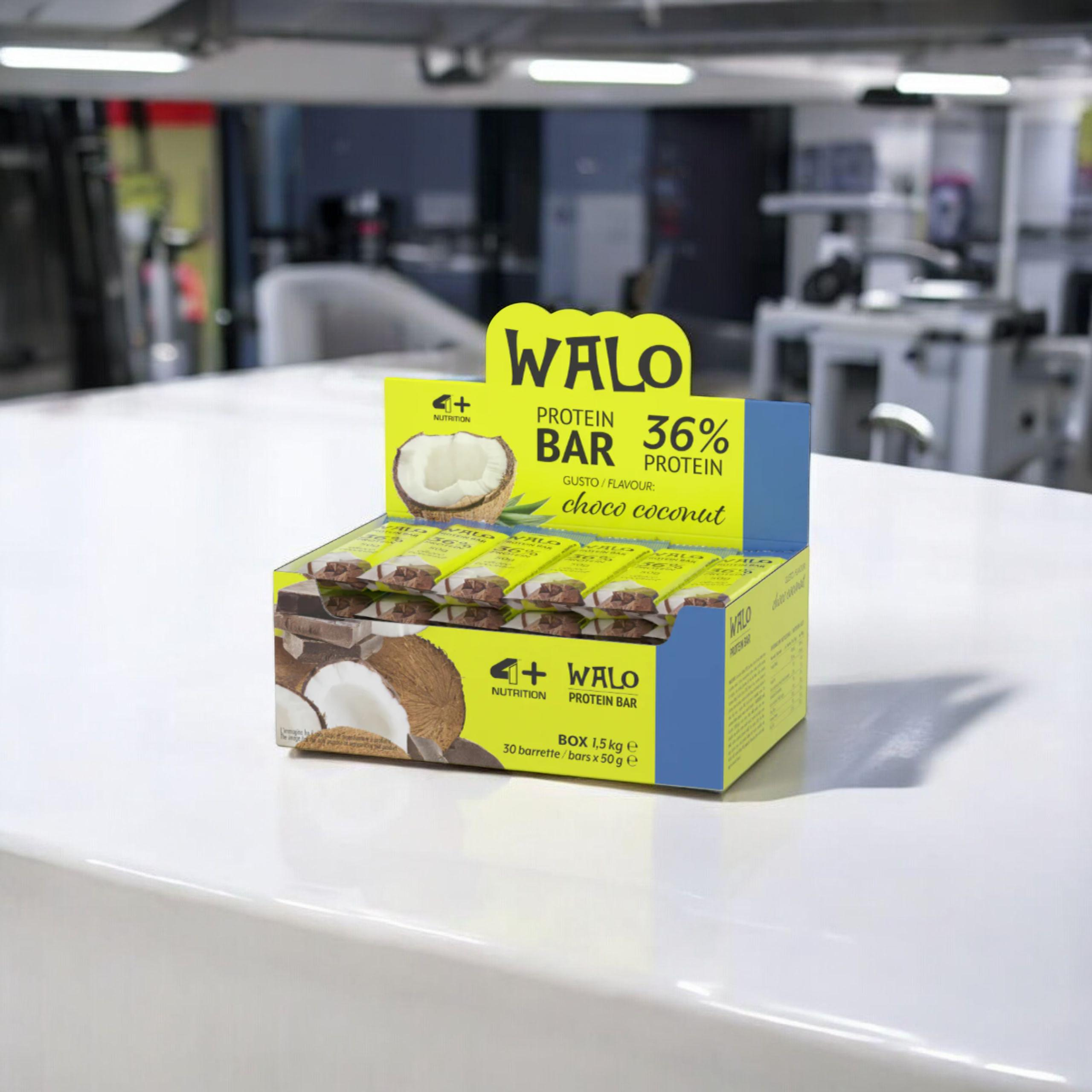 4+ NUTRITION Baton Walo Protein 36% CrockBar - 30x 3x 50g