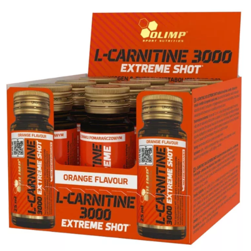 OLIMP - L-Carnitine 3000 Extreme Shot - 9x 2x 25ml - Orange