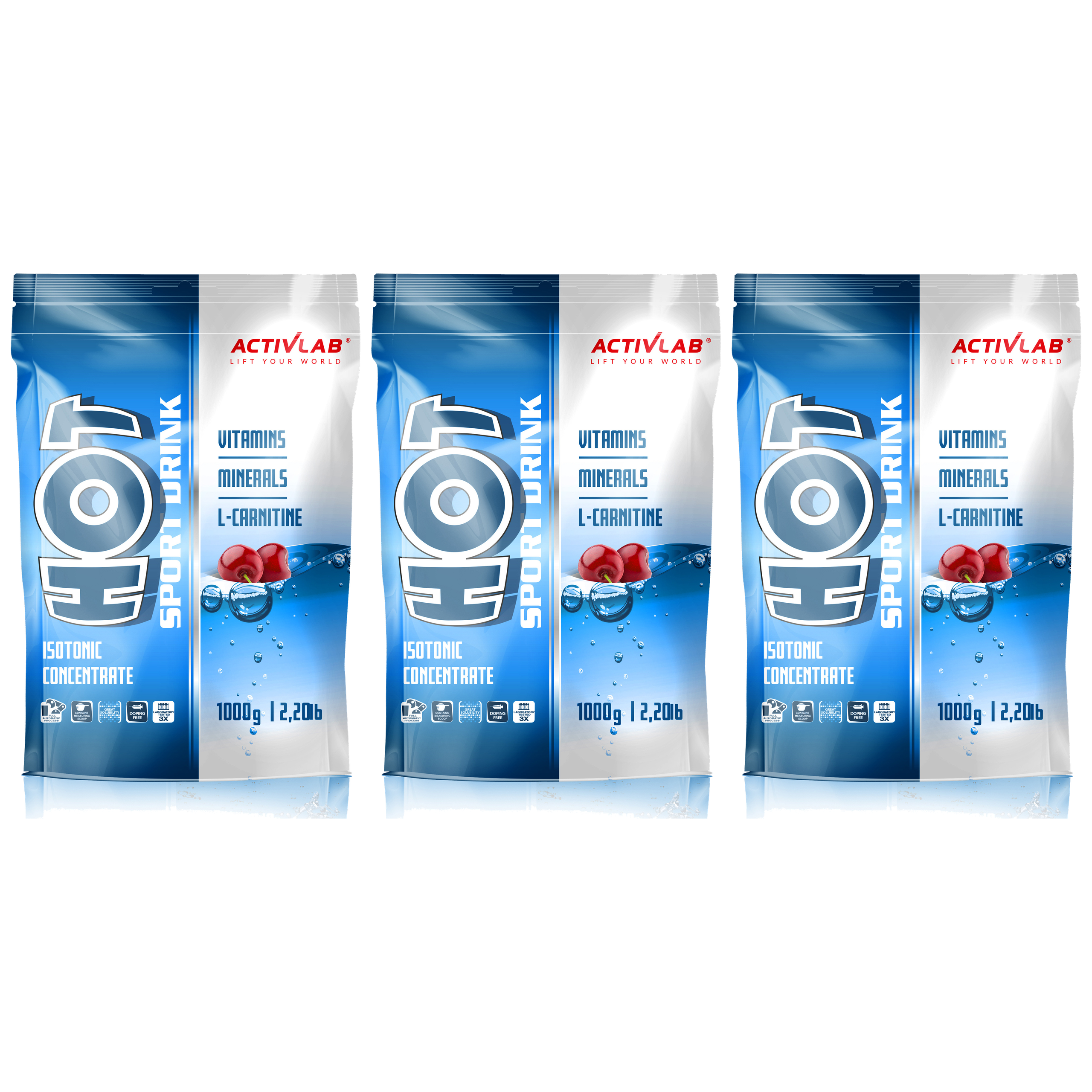 ACTIVLAB Hot Sport Drink - 3x 1000g