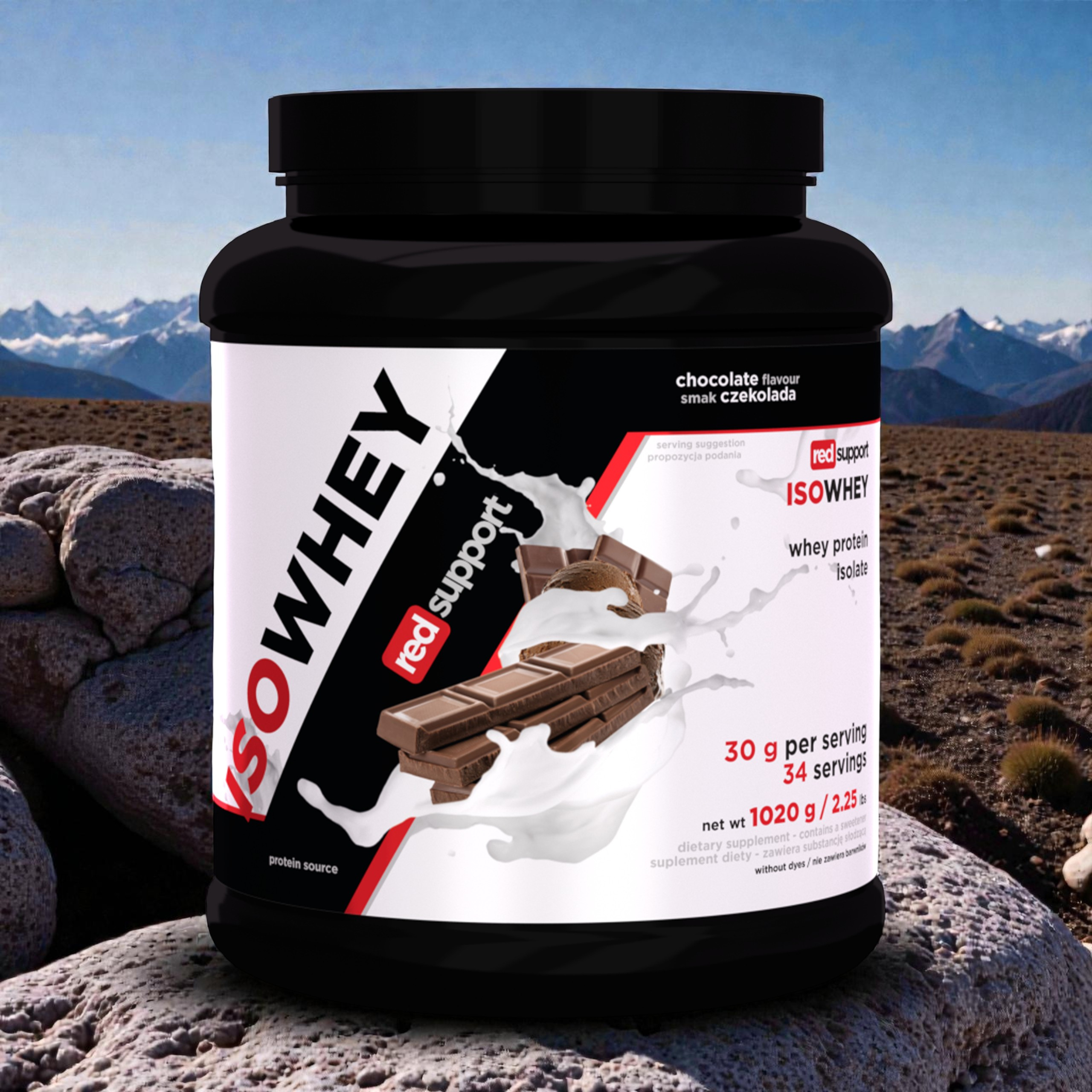 RED SUPPORT IsoWhey - 3x 1020g