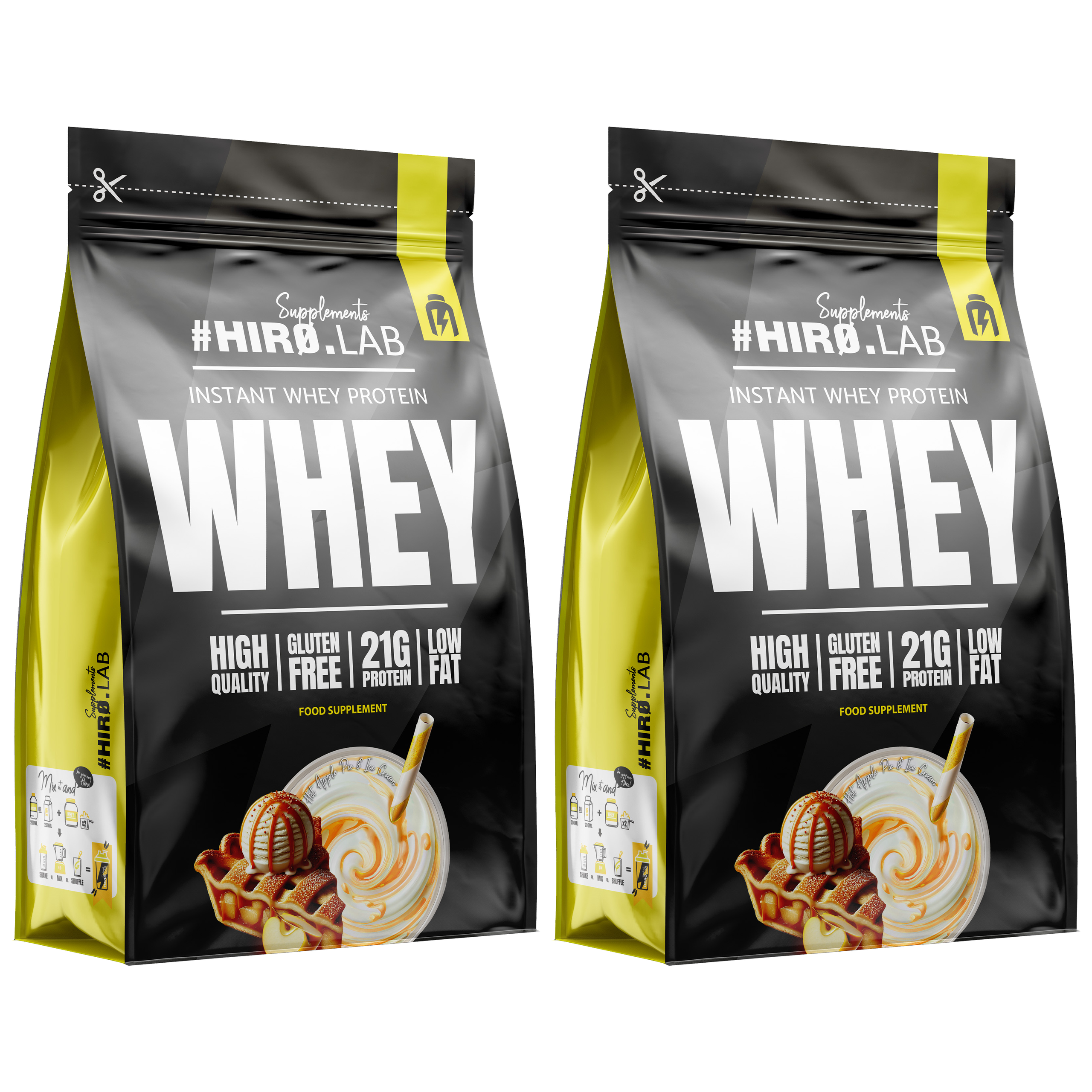 HIRO.LAB Instant Whey Protein - 2x 750g