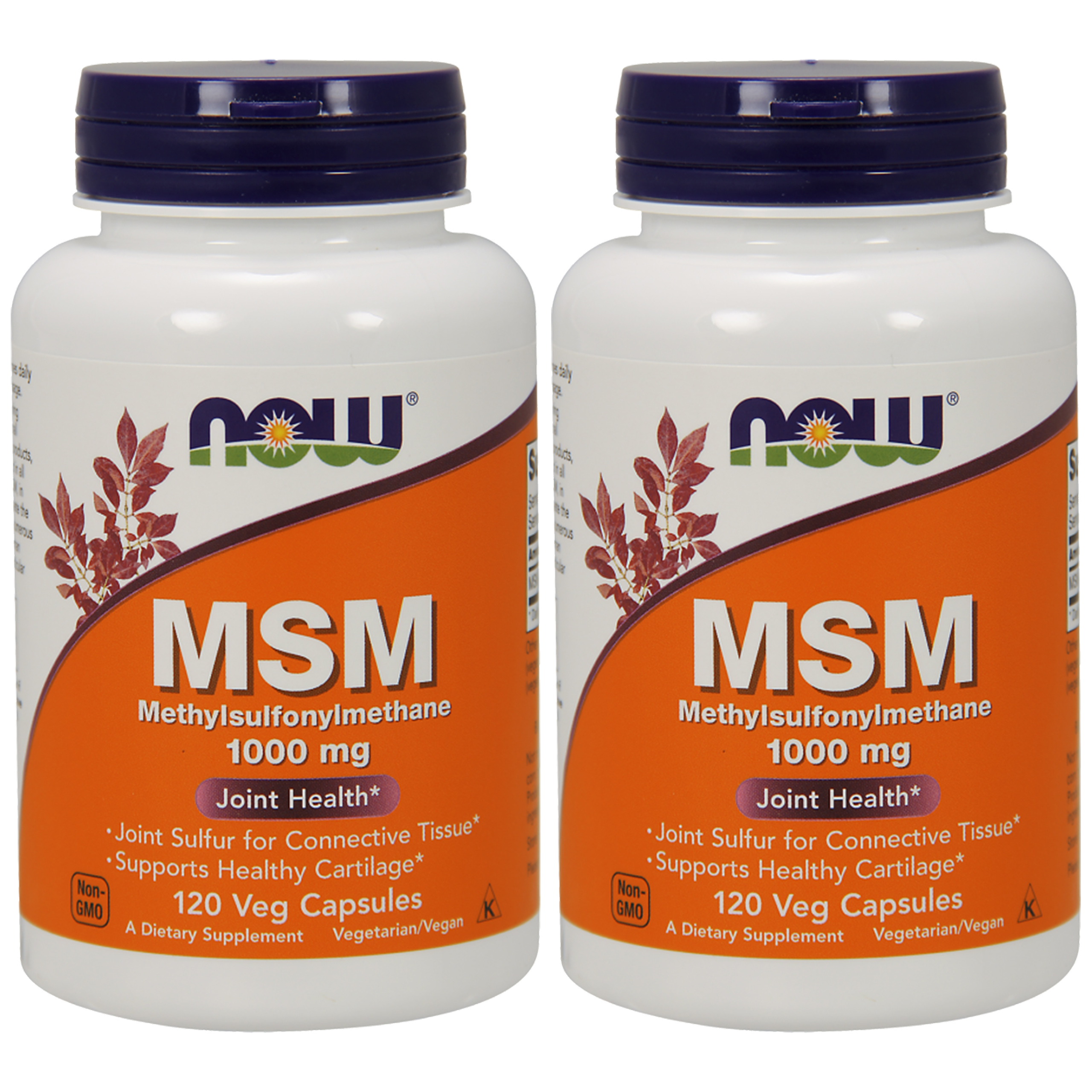 NOW MSM 1000mg - 2x 120vcaps