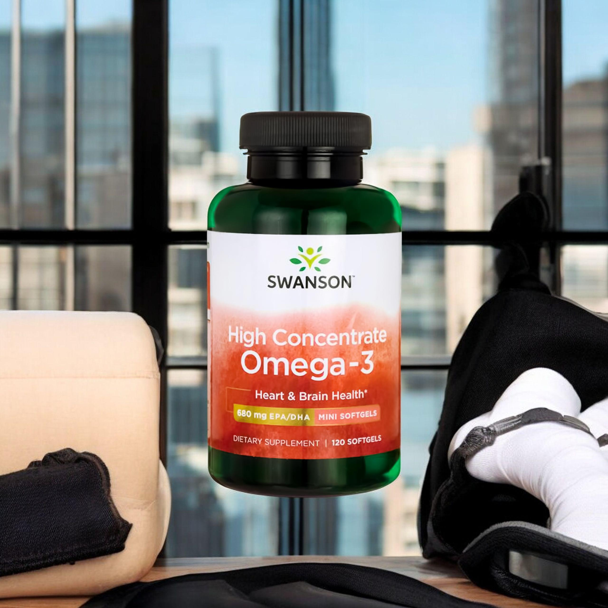 SWANSON Omega 3 High Concentrate - 120softgels