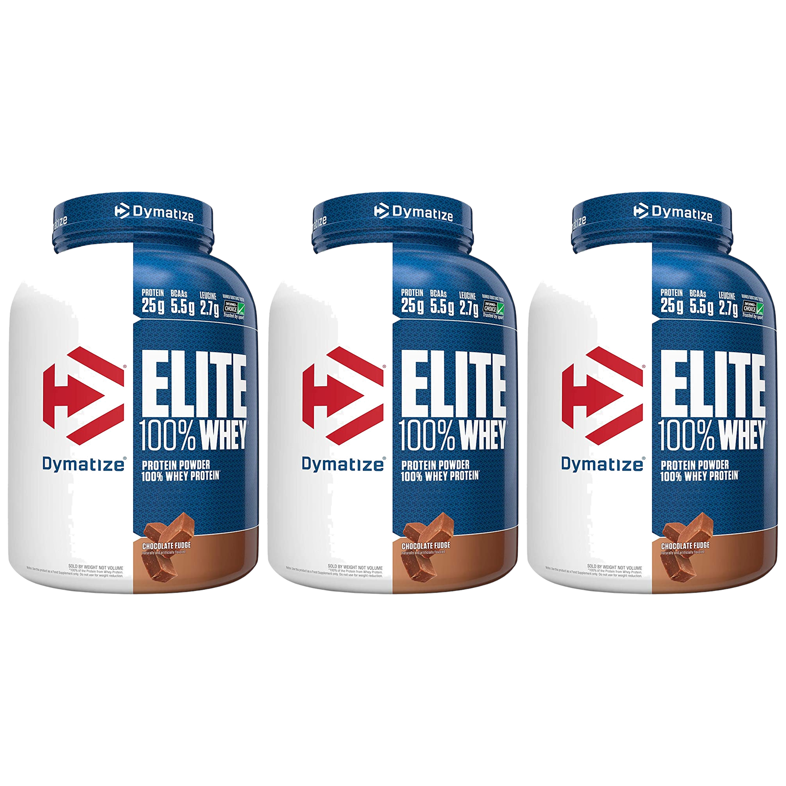 DYMATIZE Elite 100% Whey Protein - 3x 2170g