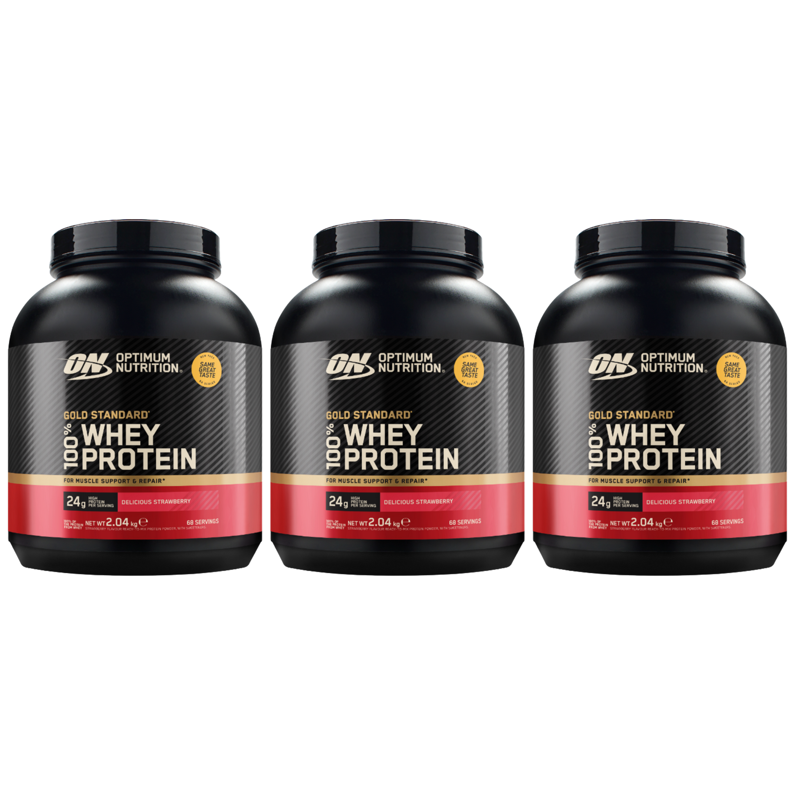 OPTIMUM NUTRITION Whey Gold Standard - 3x 2040g