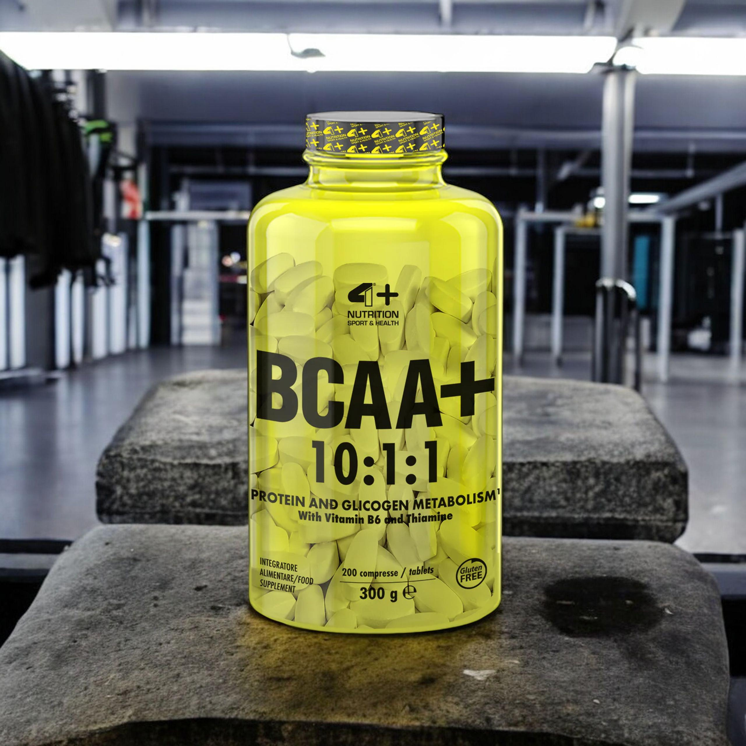 4+ NUTRITION BCAA+ 10:1:1 - 3x 200tabs.