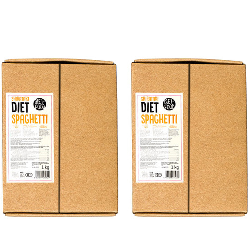 DIET FOOD Diet Spaghetti Makaron Konjac - 2x 1000g