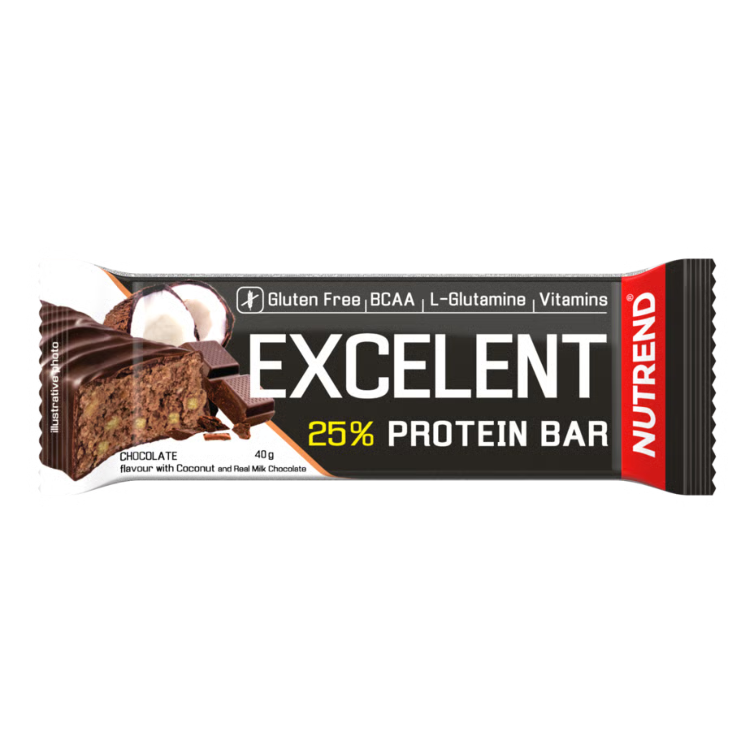 NUTREND - Excelent Protein Bar - 30x 2x 40g