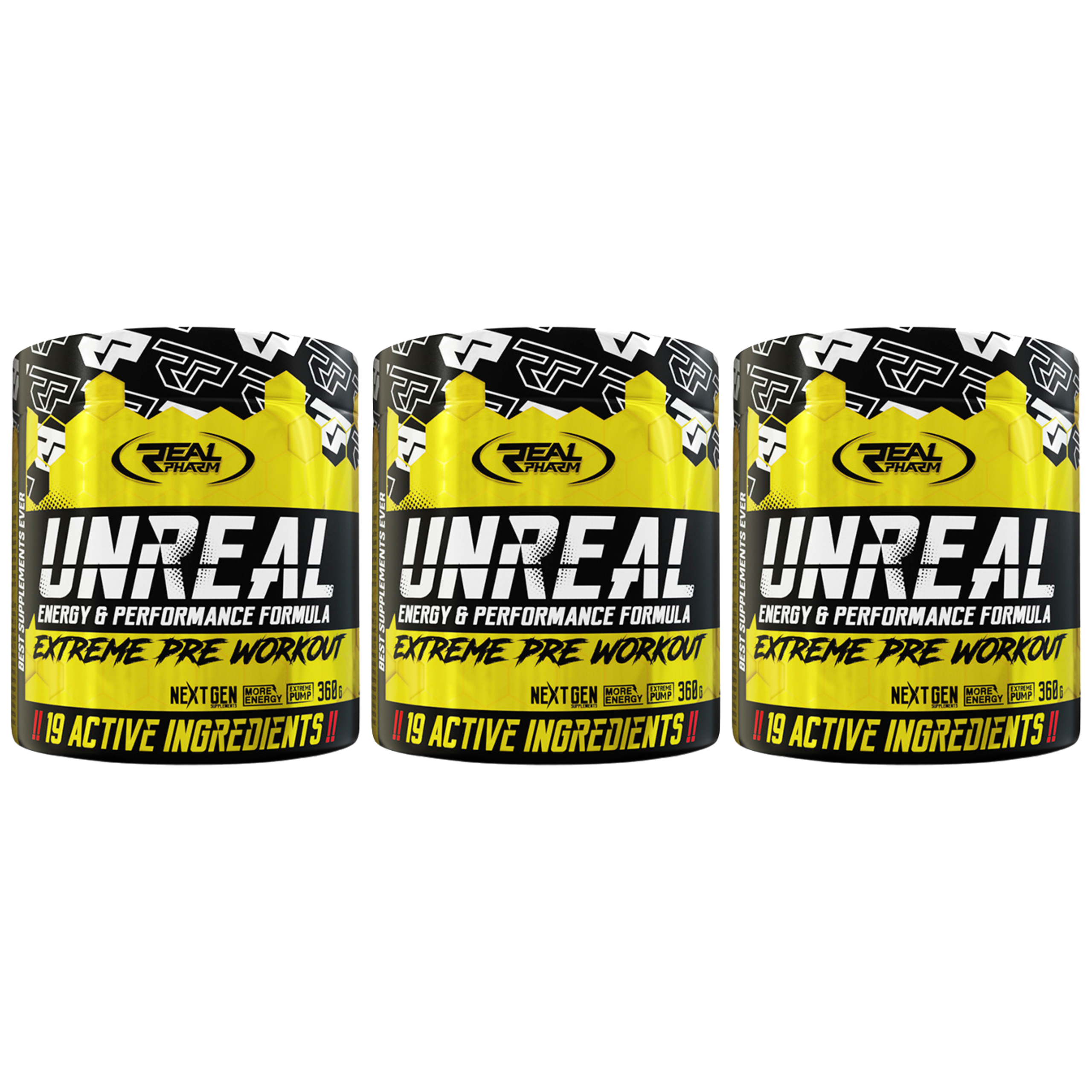 REAL PHARM Unreal - 3x 360g